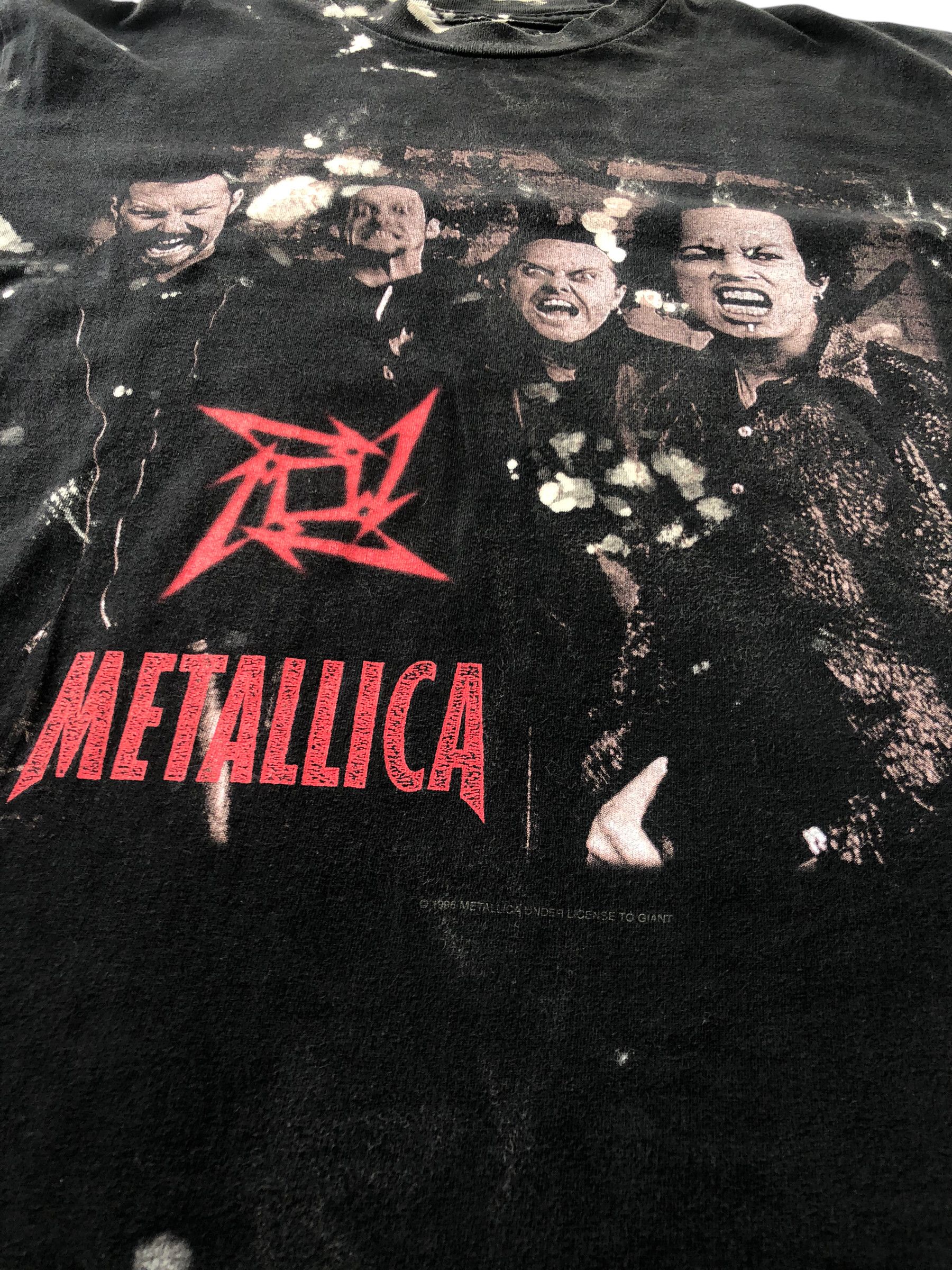 Band Tees 🔥Vintage 96' METALLICA Acid Wash Band T-Shirt Load Tour Size US XL / EU 56 / 4 - 4 Thumbnail