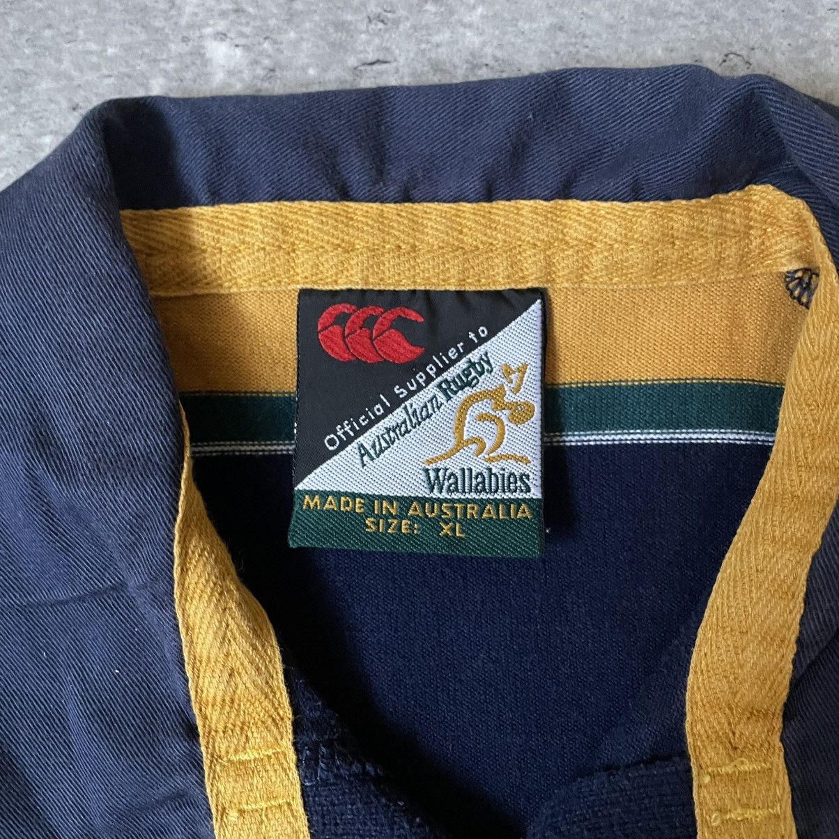 Canterbury of New Zealand Wallabies Australia Canterbury Vtg 00s Rugby Polo Jersey Size US XL / EU 56 / 4 - 3 Thumbnail