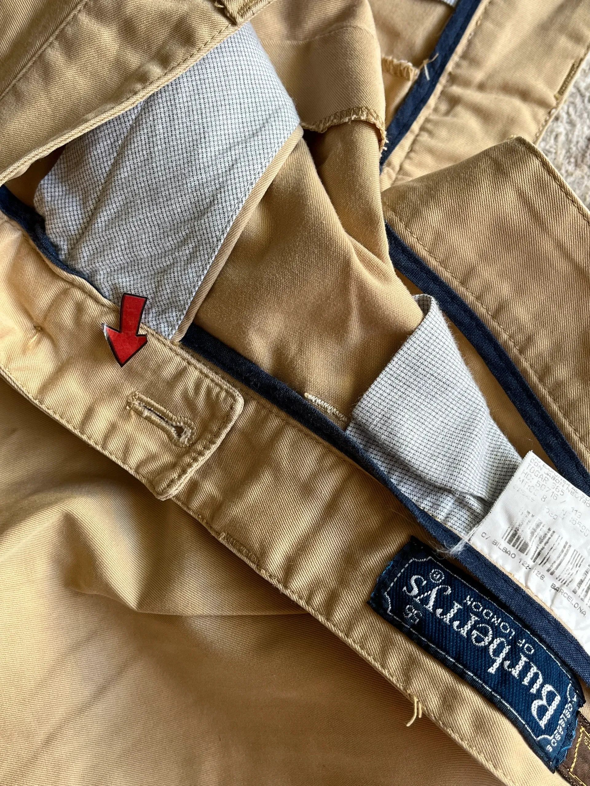 Burberry Burberry’s Of London Chinos Pants Wide 90s Sz 55 / XXL Size US 41 - 16 Thumbnail