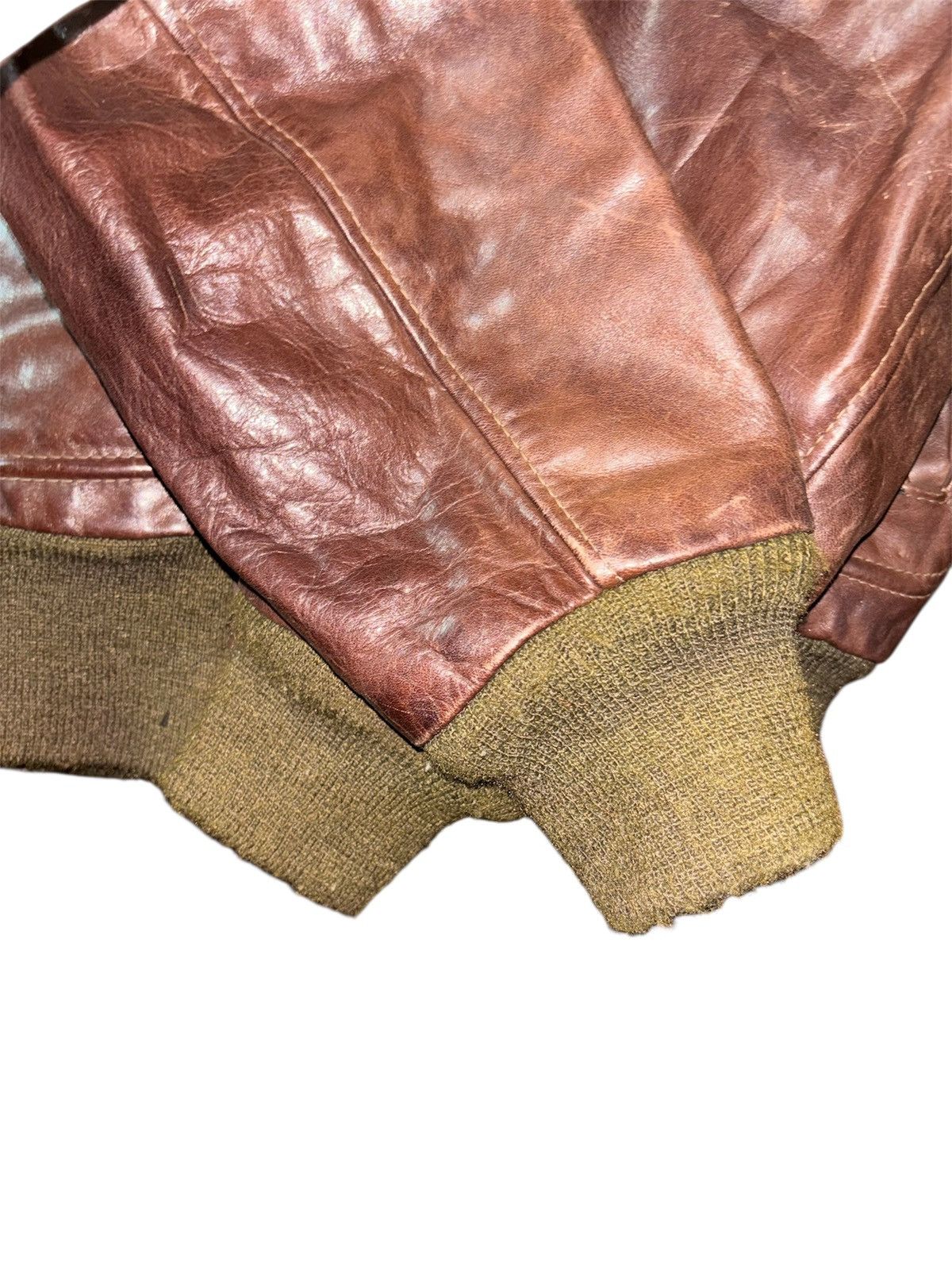 Schott Vintage Schott a2 leather jacket Size US XS / EU 42 / 0 - 8 Thumbnail