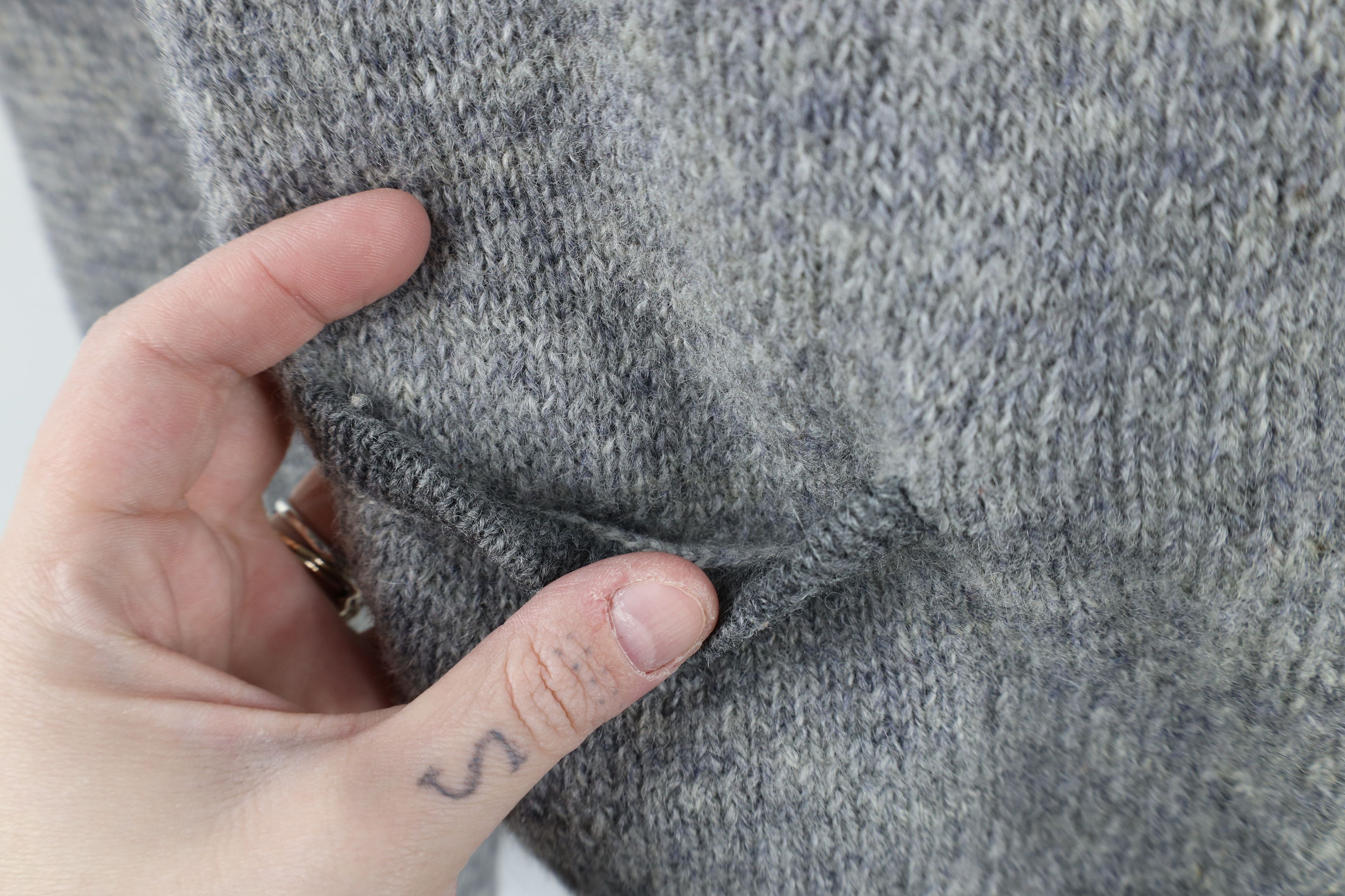 Vintage Vintage 50s 60s Wool Hand Framed Open Front Cardigan Sweater Size XS / US 0-2 / IT 36-38 - 5 Thumbnail