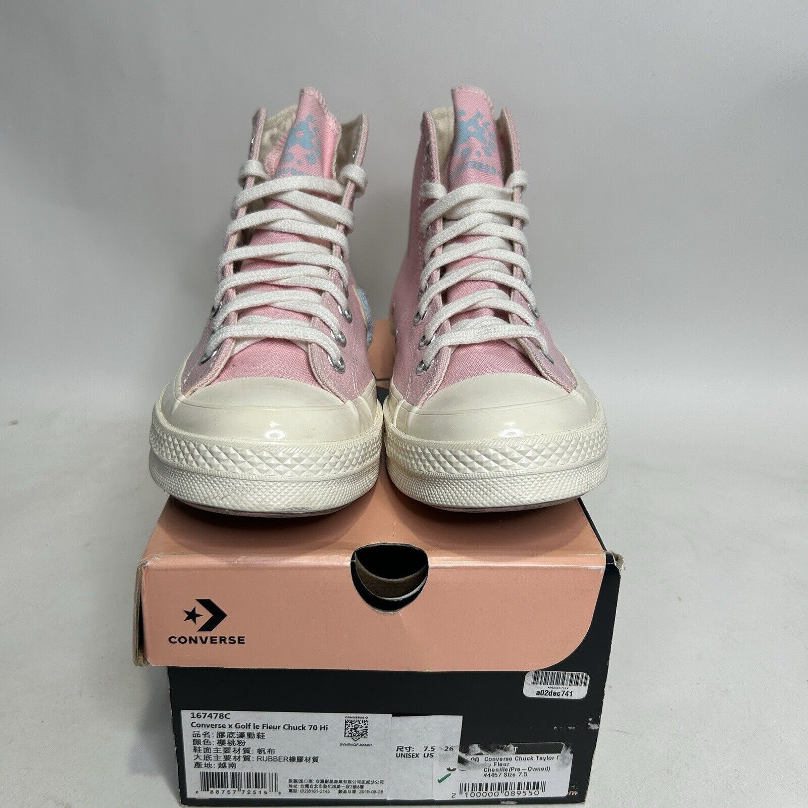 Converse Converse Chuck 70 Chenille x Golf Le Fleur “Almond Blossom” Size US 9.5 / IT 39.5 - 2 Thumbnail