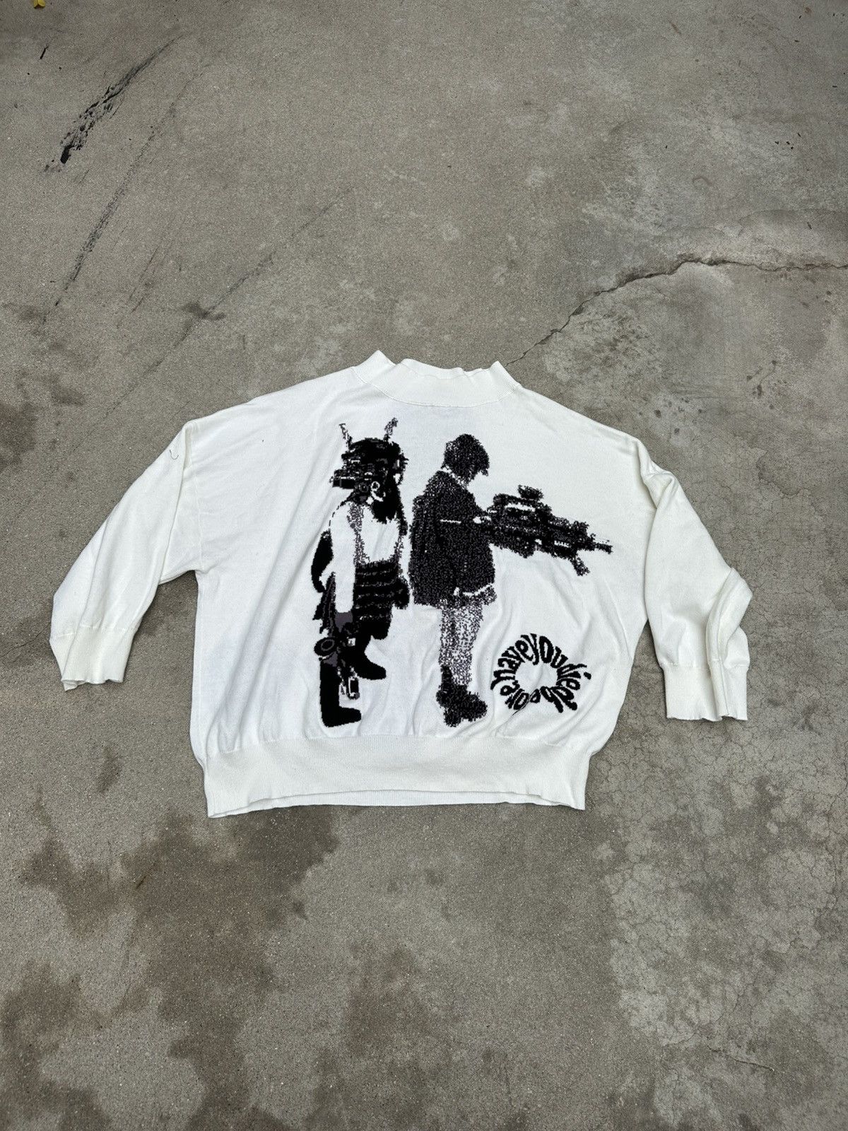 Japanese Brand haveyoudiedbefore knit Size US S / EU 44-46 / 1 - 1 Thumbnail