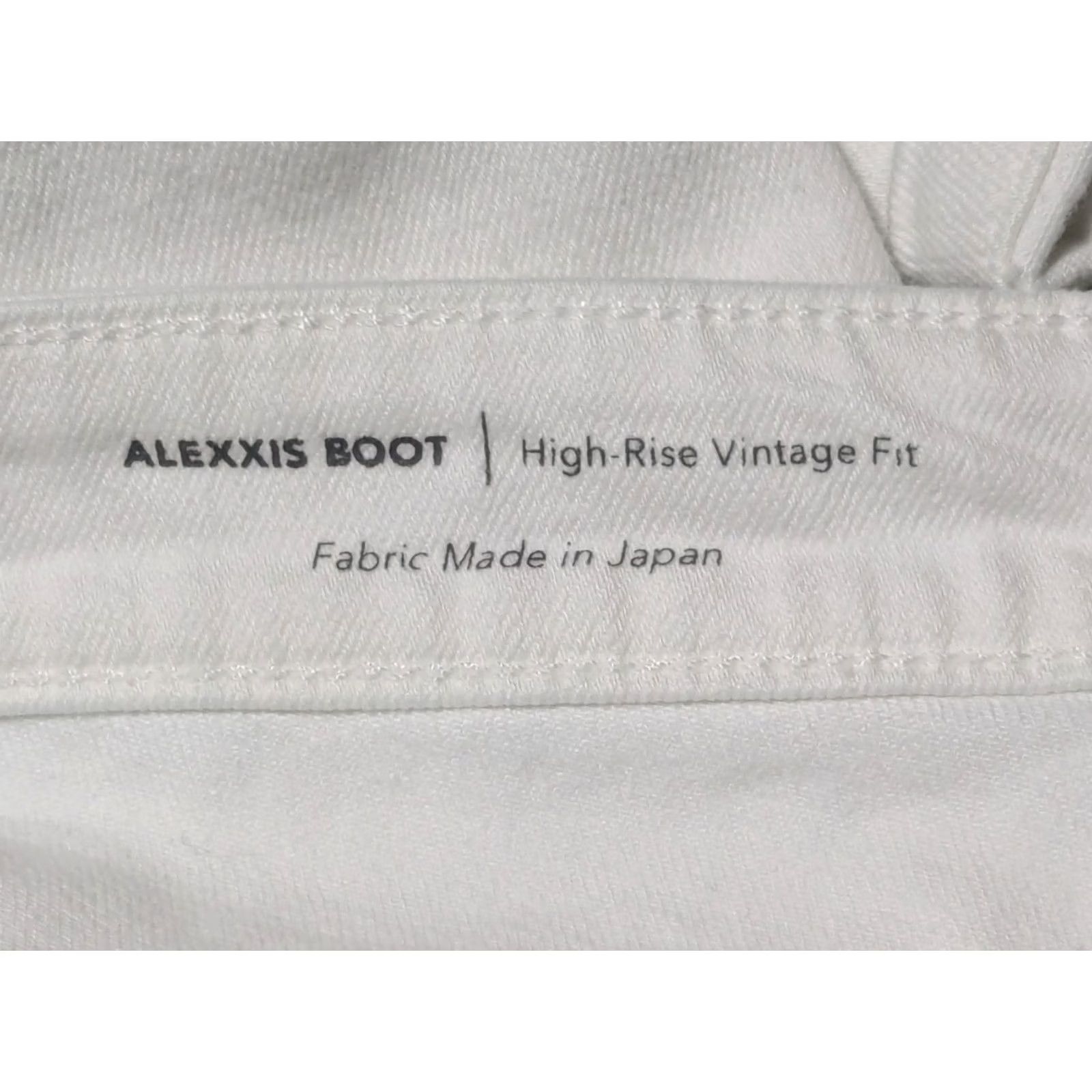 ALEXIS AG Adriano Goldschmied ALEXXIS BOOT White Stretch Denim Jeans - Women 31 Jeans Bootcut Womens Size 24" / US 00 / IT 34 - 4 Thumbnail