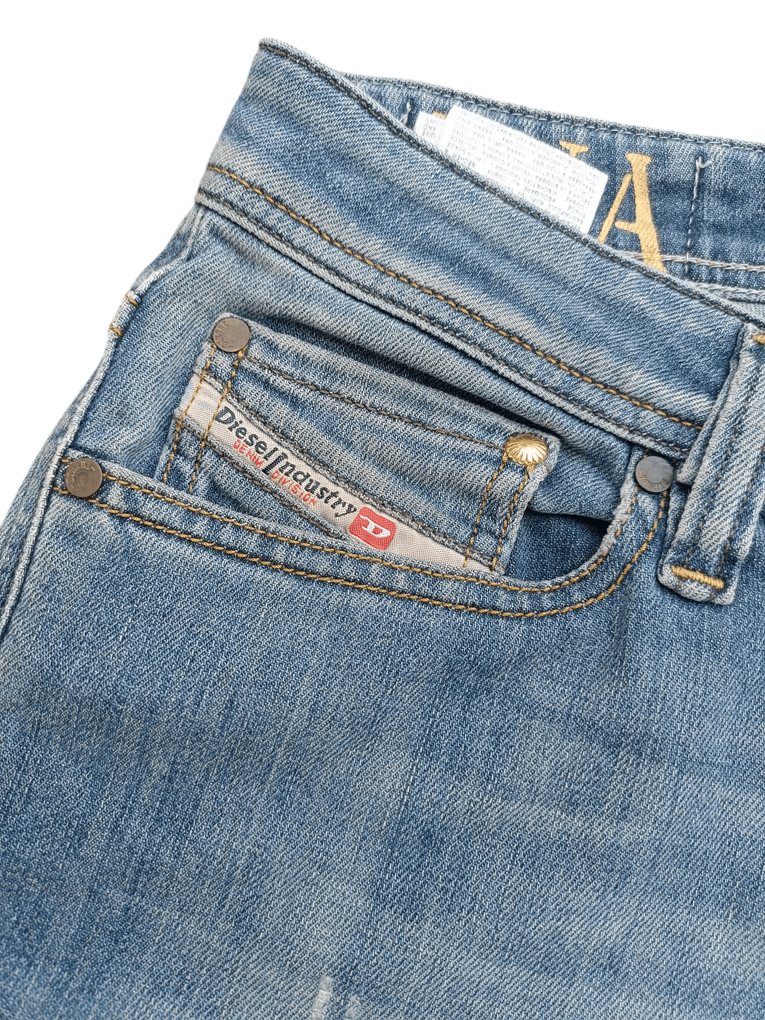 Diesel × Vintage Vintage Y2K Diesel-Co Distressed Flare Rusty Denim e201 Size US 30 / EU 46 - 16 Thumbnail
