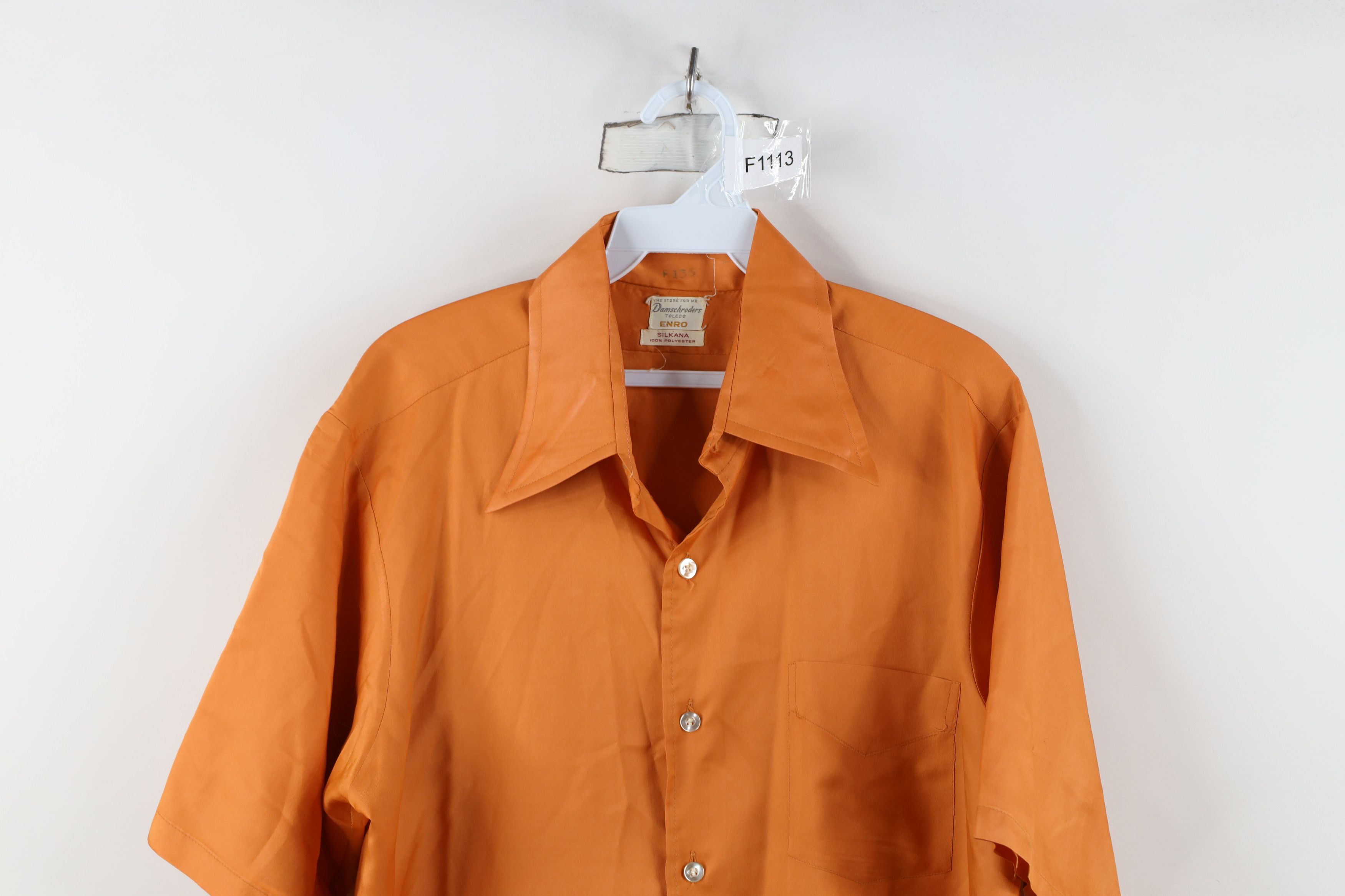 Vintage Vintage 60s 70s Short Sleeve Collared Button Shirt USA Size US M / EU 48-50 / 2 - 2 Thumbnail