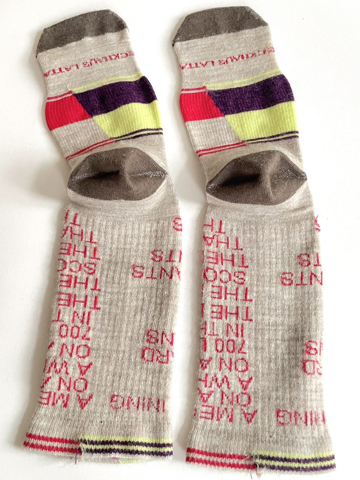 Eckhaus Latta ECKHAUS LATTA Poem Socks Size ONE SIZE - 2 Thumbnail