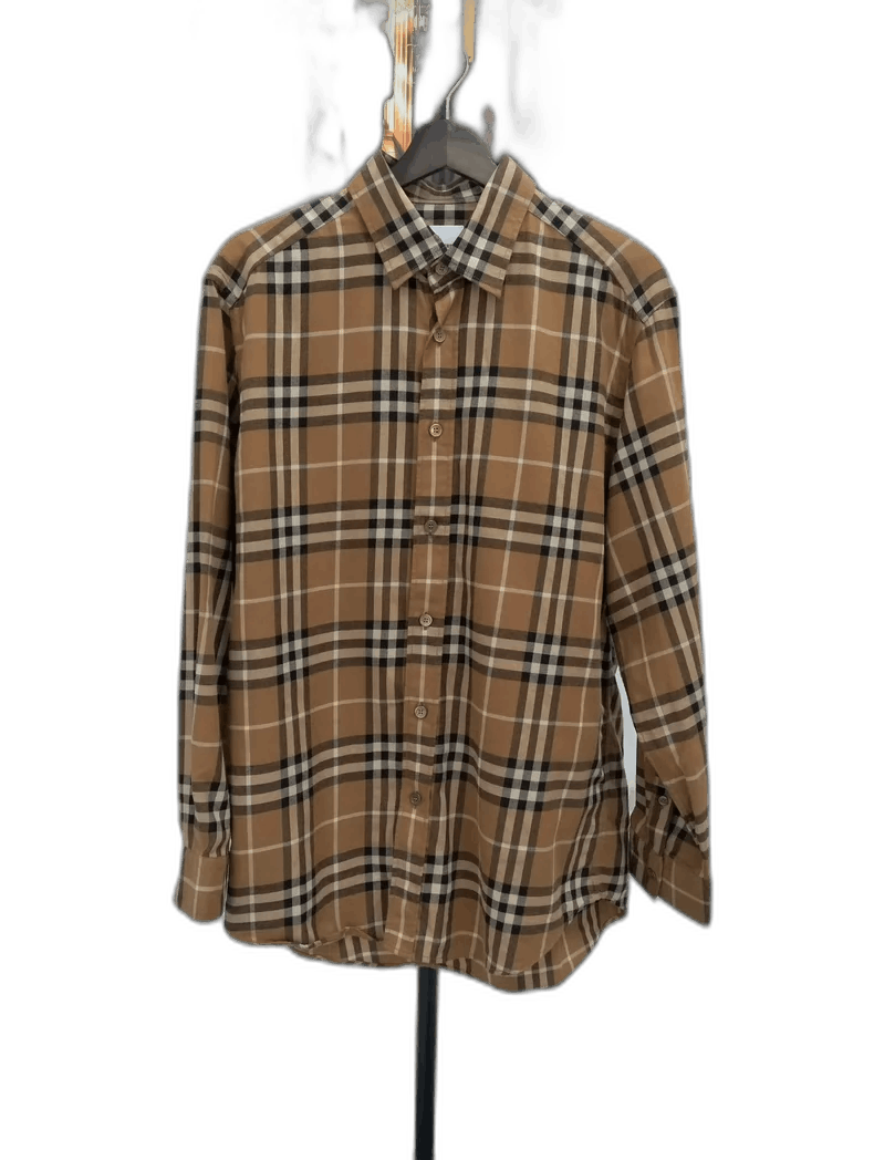 Burberry Burberry Checked Long Sleeve Shirt Size US L / EU 52-54 / 3 - 1 Thumbnail