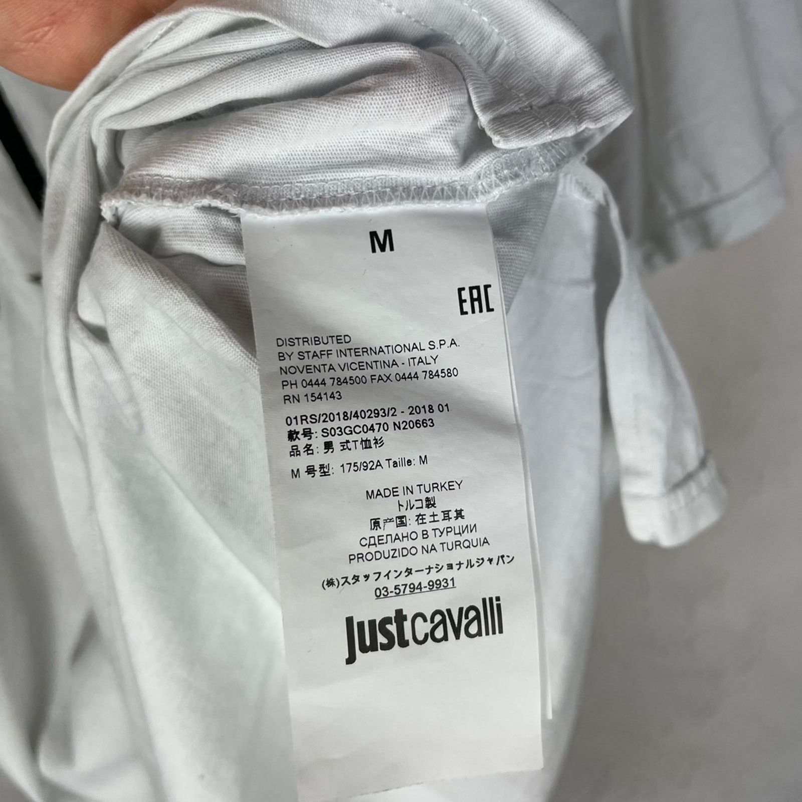 Just Cavalli Just Cavalli T shirt White M Size US M / EU 48-50 / 2 - 7 Thumbnail