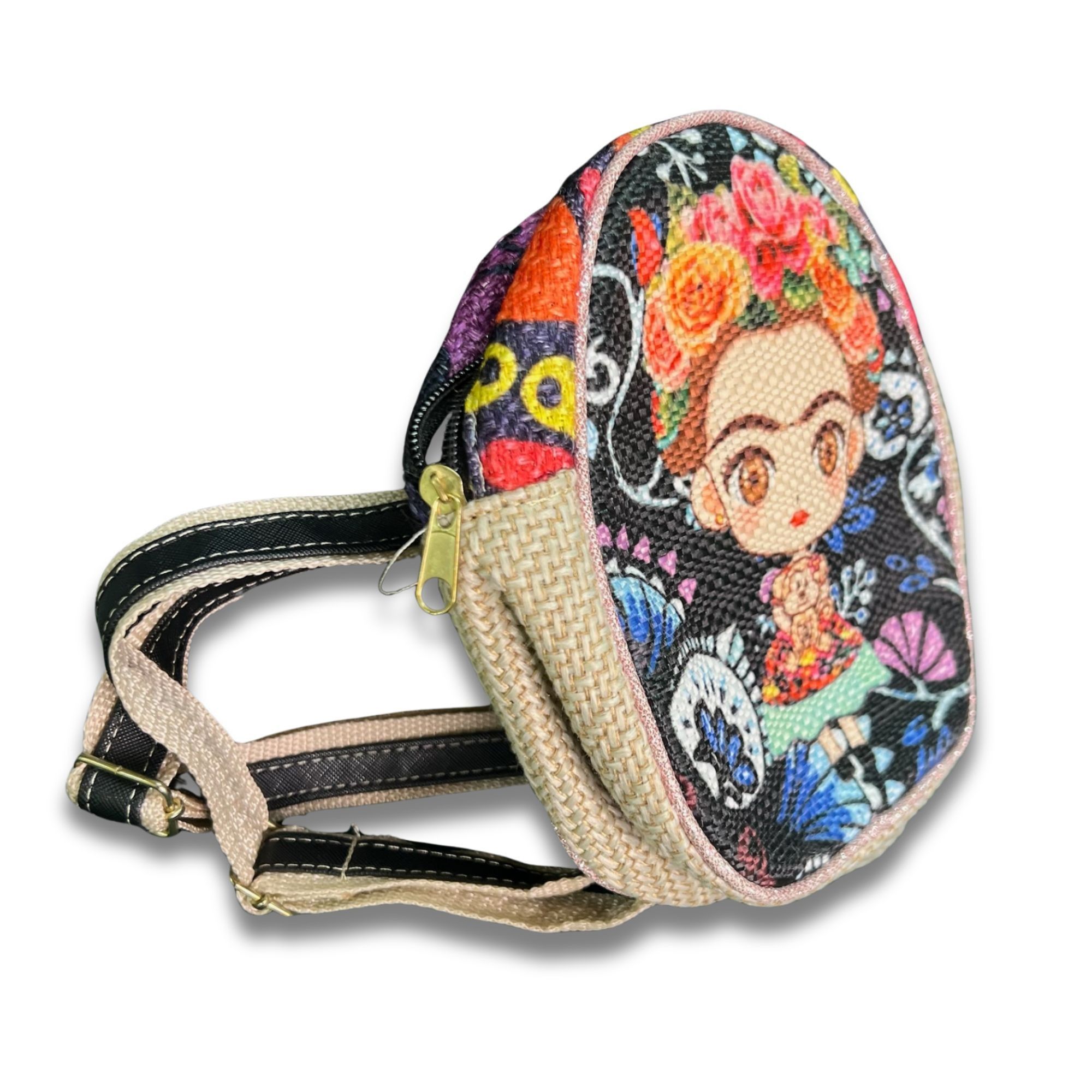 Other Frida Kahlo Mini Backpack With Adjustable Straps Colorful De Size ONE SIZE - 4 Thumbnail