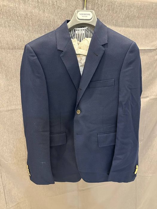 トムブラウン Classic Wool Navy Jacket sz0-