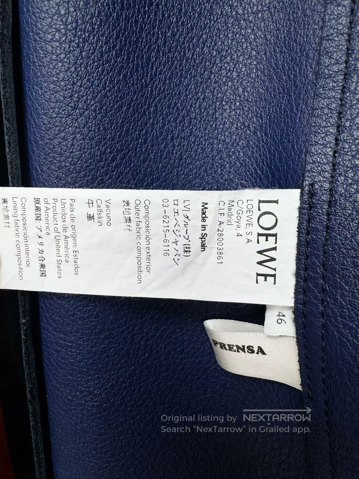 Loewe Loewe Suede Coat Size 46. Size US L / EU 52-54 / 3 - 6 Thumbnail