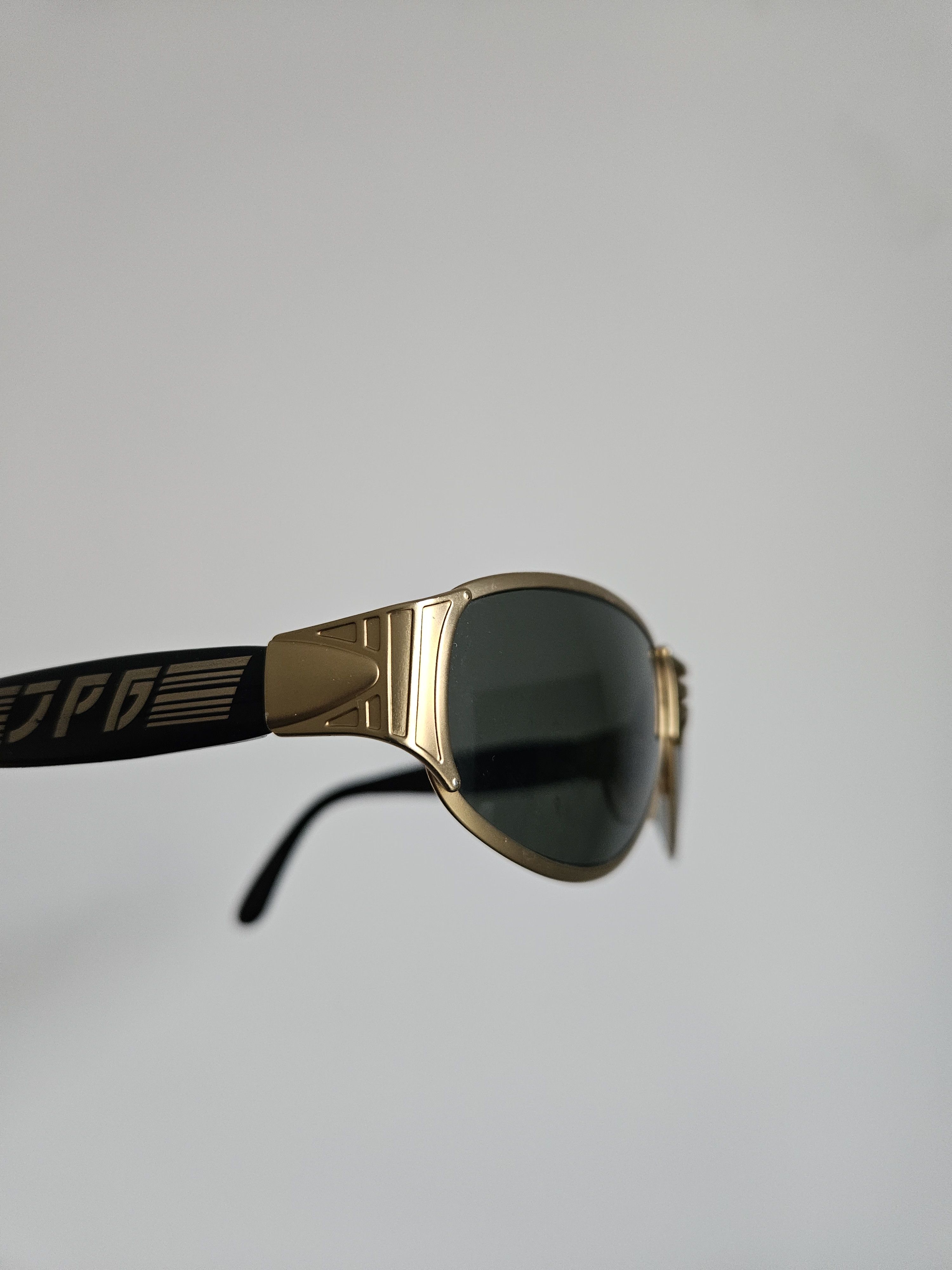 Jean Paul Gaultier Vtg Jean Paul Gaultier 58-6204 big logo oval sunglasses Size ONE SIZE - 12 Thumbnail