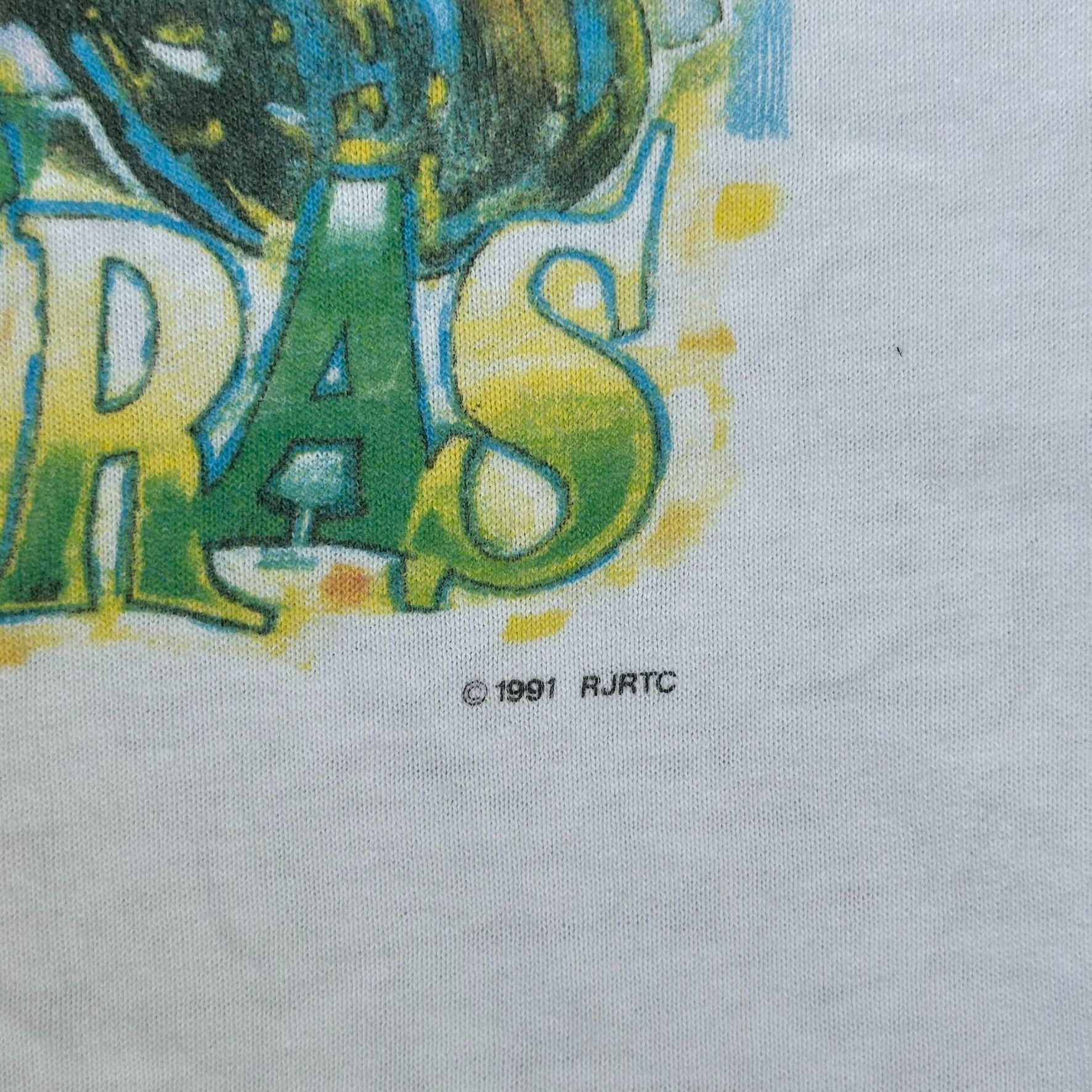 Vintage Vintage 90s Salem Cigarettes Mardi Gras 1992 T-Shirt White X Size US XL / EU 56 / 4 - 4 Thumbnail