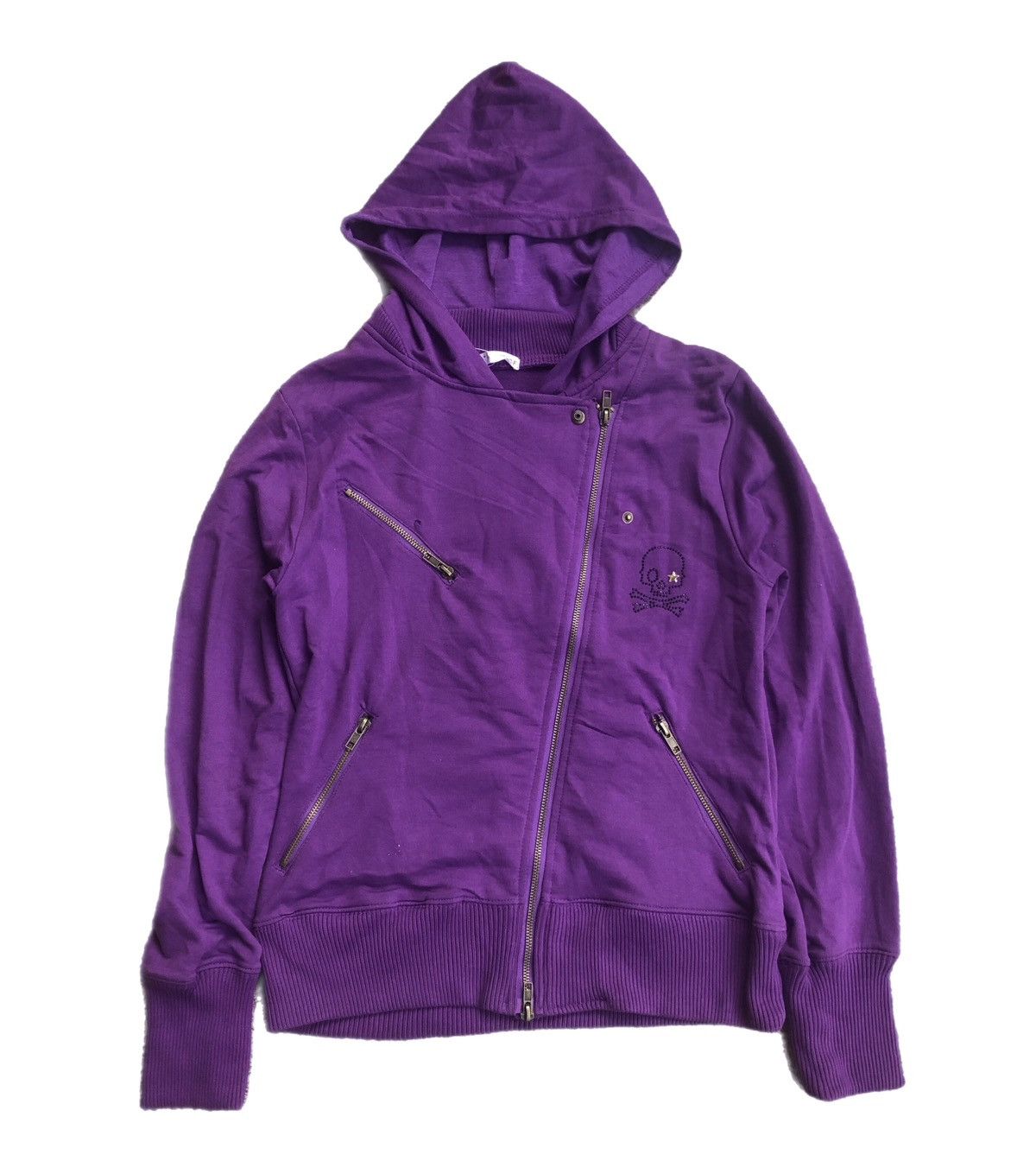 Japanese Brand Gf Assymetrical Zipper Hoodie Size US S / EU 44-46 / 1 - 1 Thumbnail
