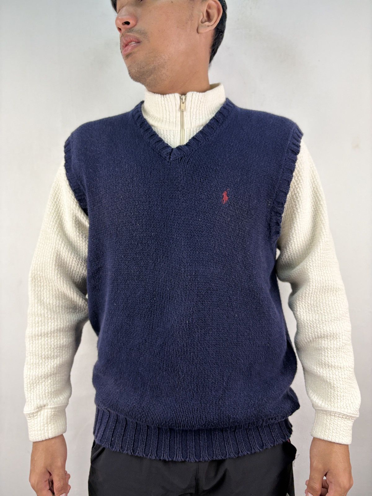 Greg Lauren Vintage Polo Ralph Lauren Sleeveless Knitwear Jumper Size US L / EU 52-54 / 3 - 1 Thumbnail