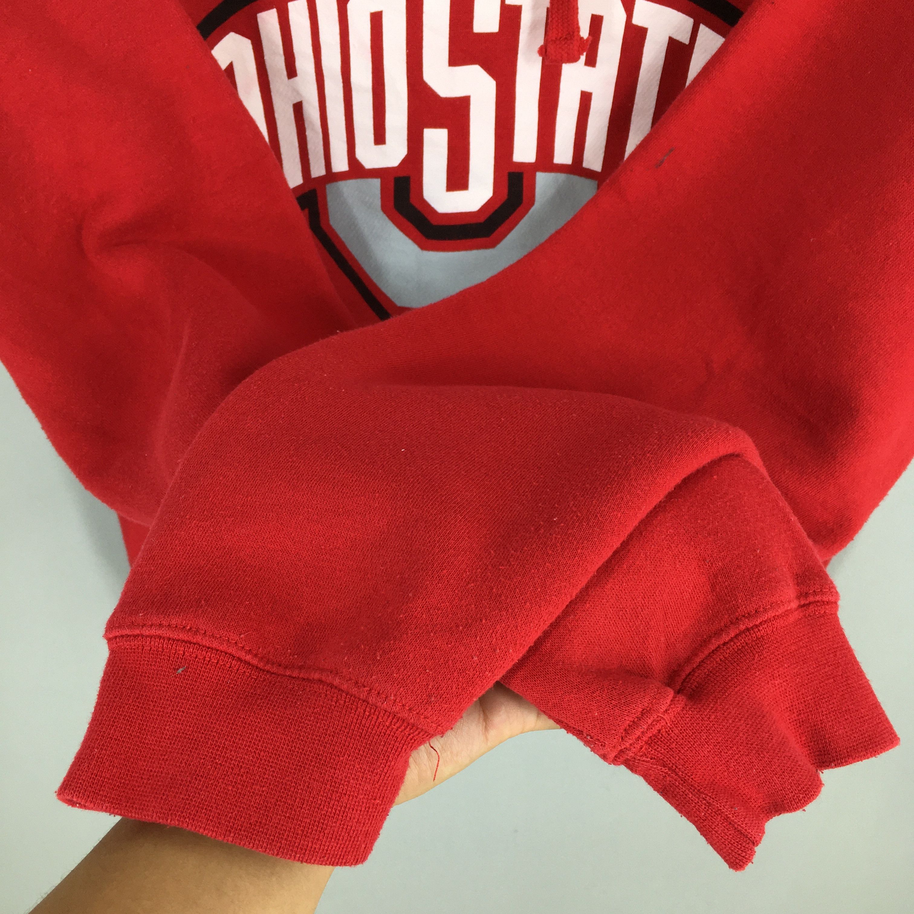 NCAA × Vintage Vintage 90's Ohio State University Red Sweater Medium Size US M / EU 48-50 / 2 - 5 Thumbnail