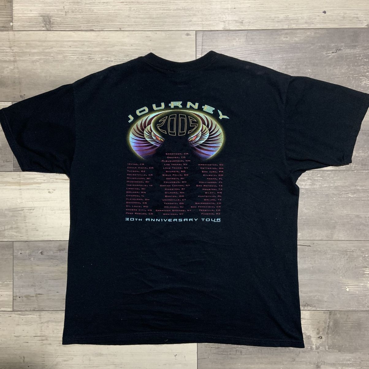Anvil Vintage 2005 Journey 20Th Anniversary Tour Tee Size US XL / EU 56 / 4 - 2 Thumbnail