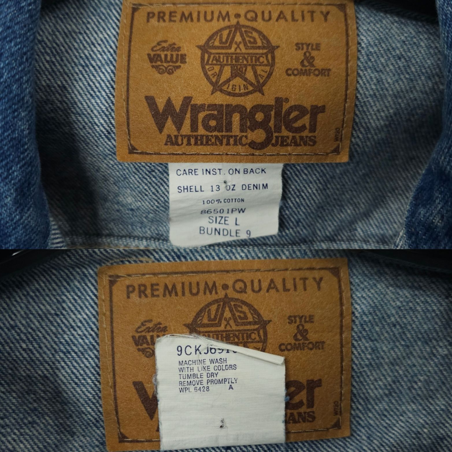 Wrangler Wrangler Western Denim Jacket Womens Size L DIY Hand Painted Size L / US 10 / IT 46 - 8 Thumbnail