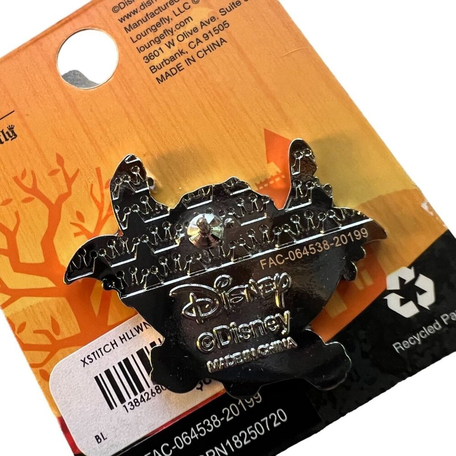 Disney Loungefly Disney Lilo & Stitch as a Vampire Halloween Enamel Size ONE SIZE - 2 Thumbnail