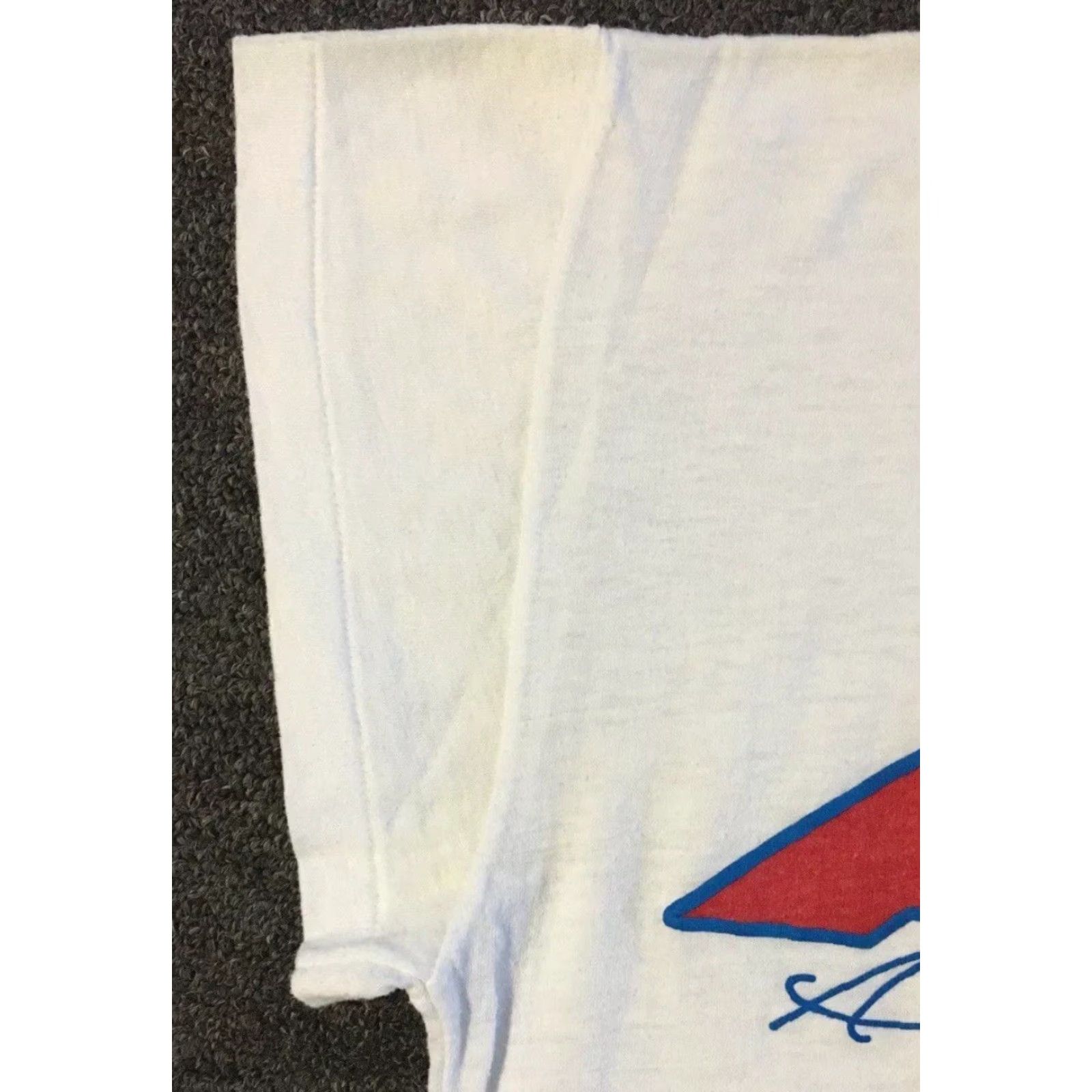 Avia Vtg 80s Avia Faded Crop Shirt M USA Gym Beach Surf Grunge Vaporwave Skate OP 90s Size M / US 6-8 / IT 42-44 - 4 Thumbnail
