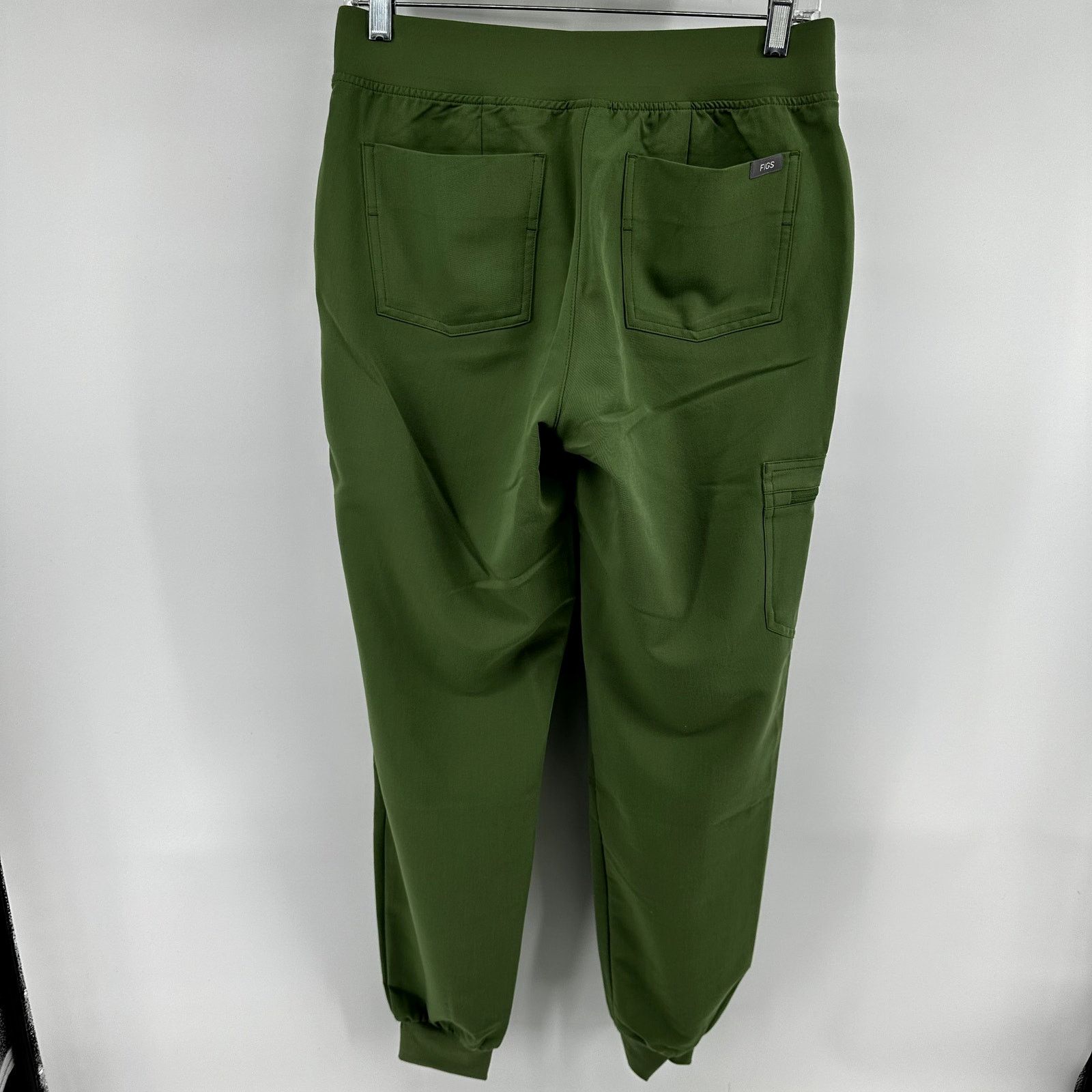 Other Figs Zamora Jogger Scrub Pants Drawstring Pockets Green ST Size 28" / US 6 / IT 42 - 5 Thumbnail