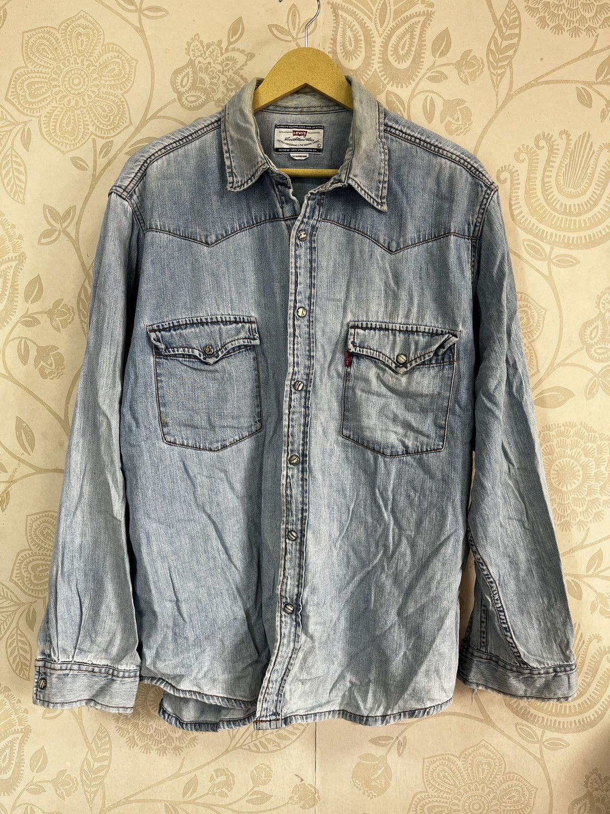 Levi's × Levi's Vintage Clothing Vintage Levis Trucker Jacket Buttons Up Size US L / EU 52-54 / 3 - 3 Thumbnail