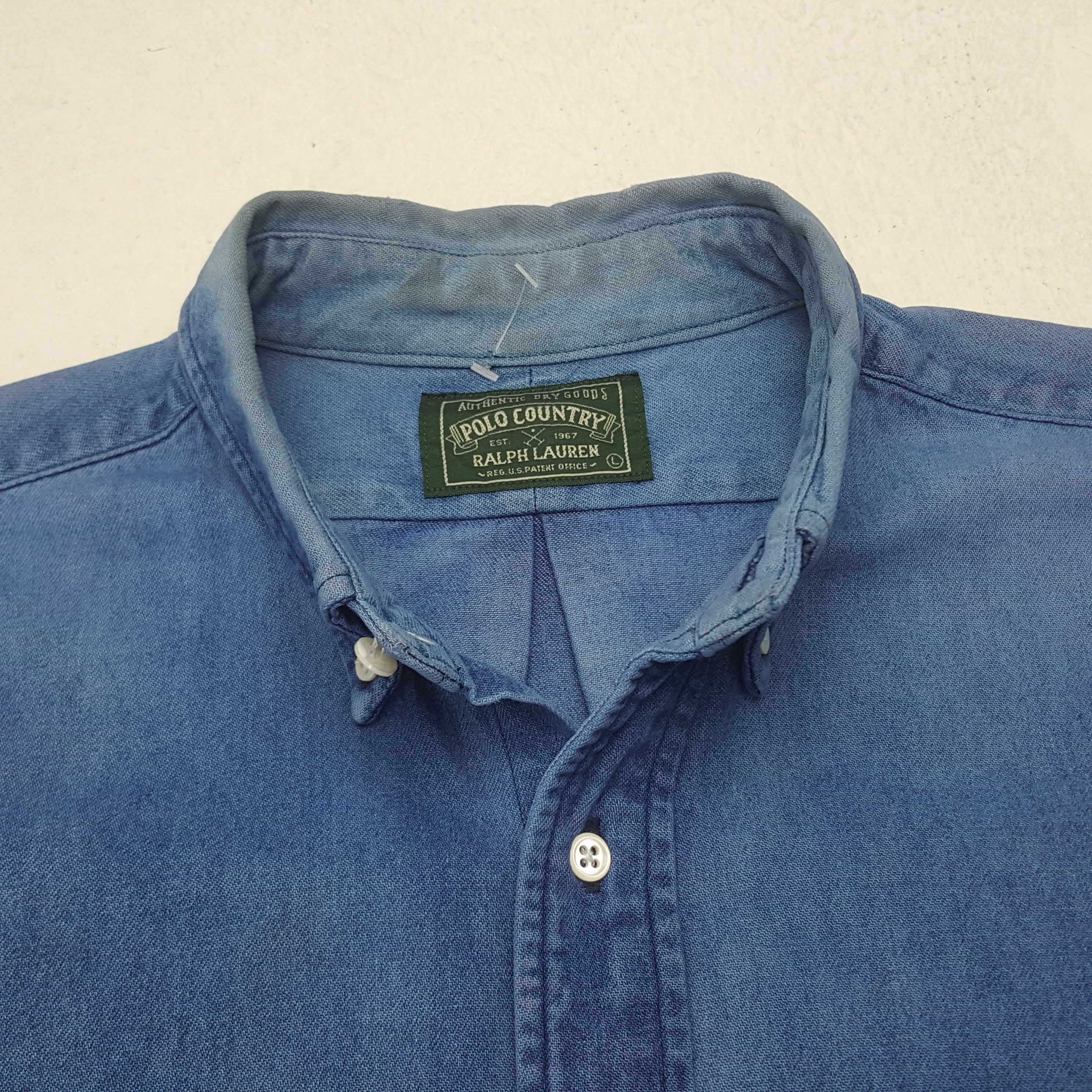 Polo Ralph Lauren × Vintage Vintage Polo Ralph Lauren American Shirt Button Up C285N50 Size US XL / EU 56 / 4 - 4 Thumbnail
