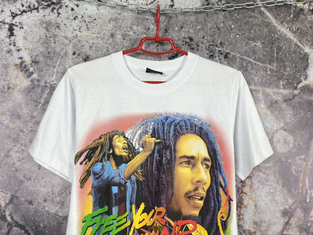 Bob Marley × Vintage Men’s Bob Marley Free Your Mind T-Shirt Vintage Size Small Size US S / EU 44-46 / 1 - 2 Thumbnail