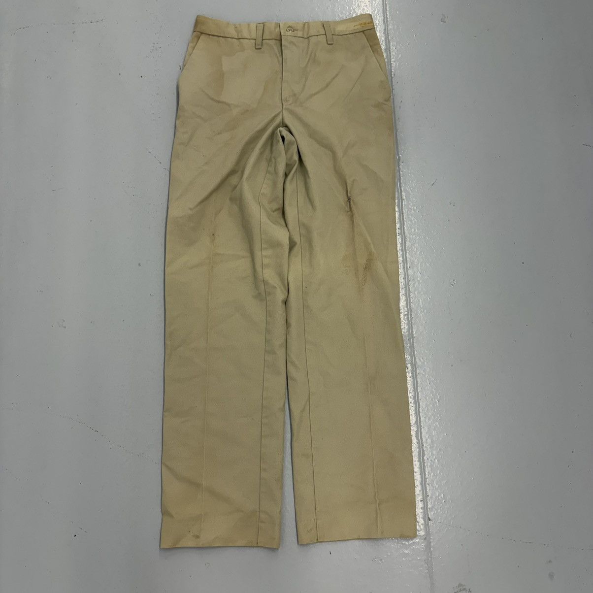 Other Vintage 70s 80s Cintas Tan Canvas Workwear Chinos 29x31 Size US 29 - 1 Thumbnail
