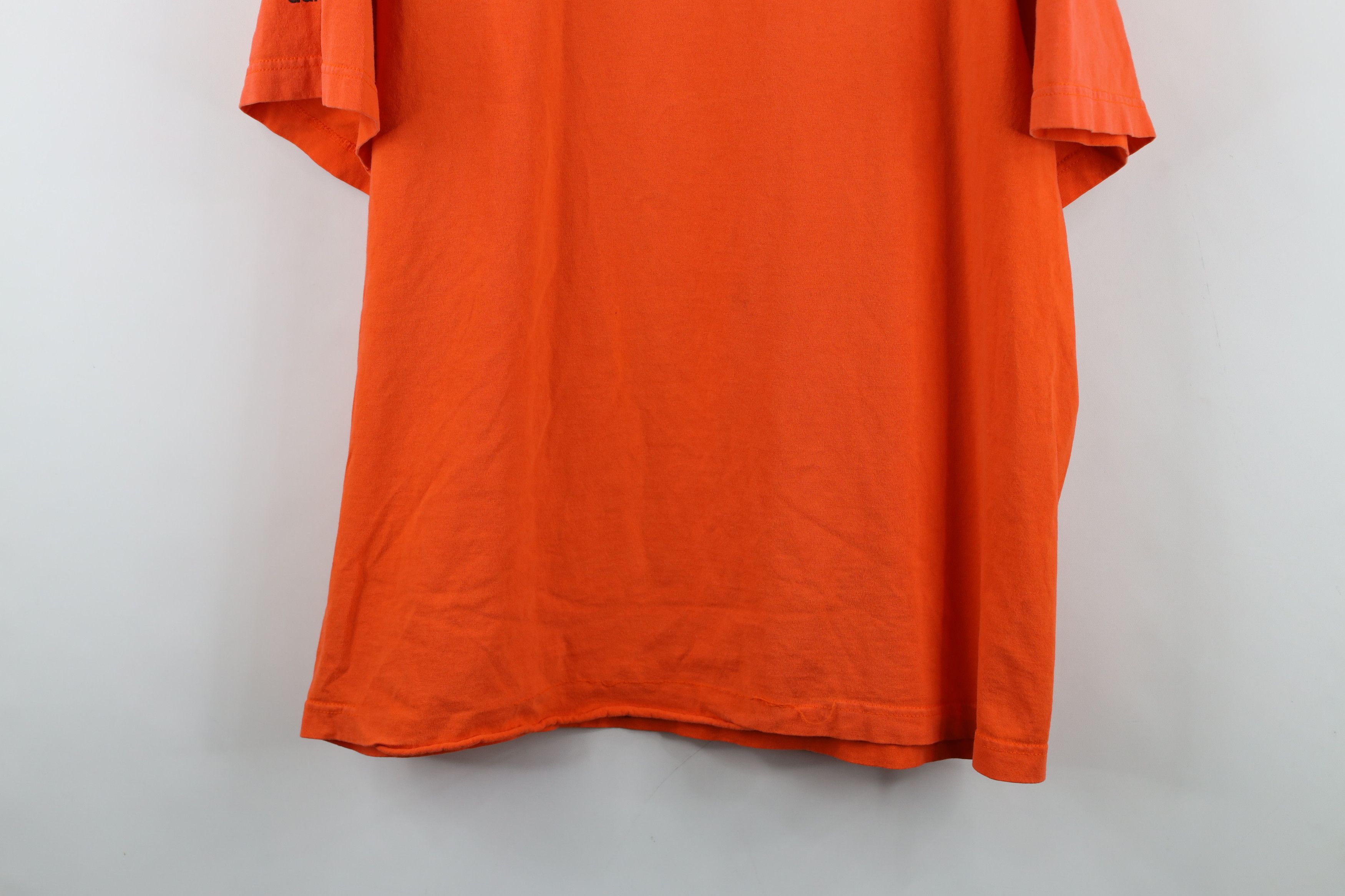 Adidas Vintage Y2K Adidas Spell Out Short Sleeve T-Shirt Orange Size US L / EU 52-54 / 3 - 14 Thumbnail