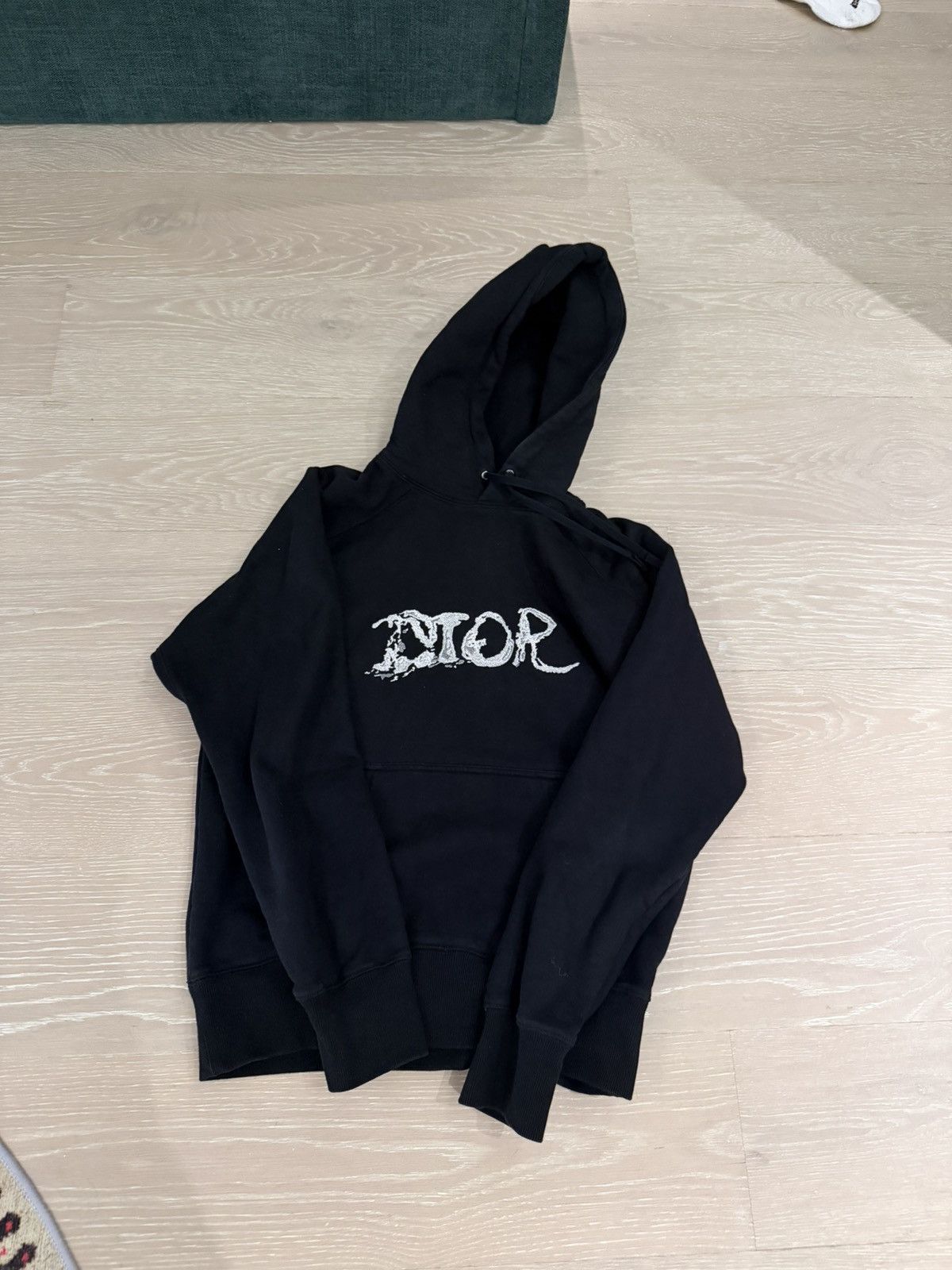 Dior Dior AW22 Embroidered Logo Hoodie – Size L – Made in Italy Size US L / EU 52-54 / 3 - 1 Thumbnail