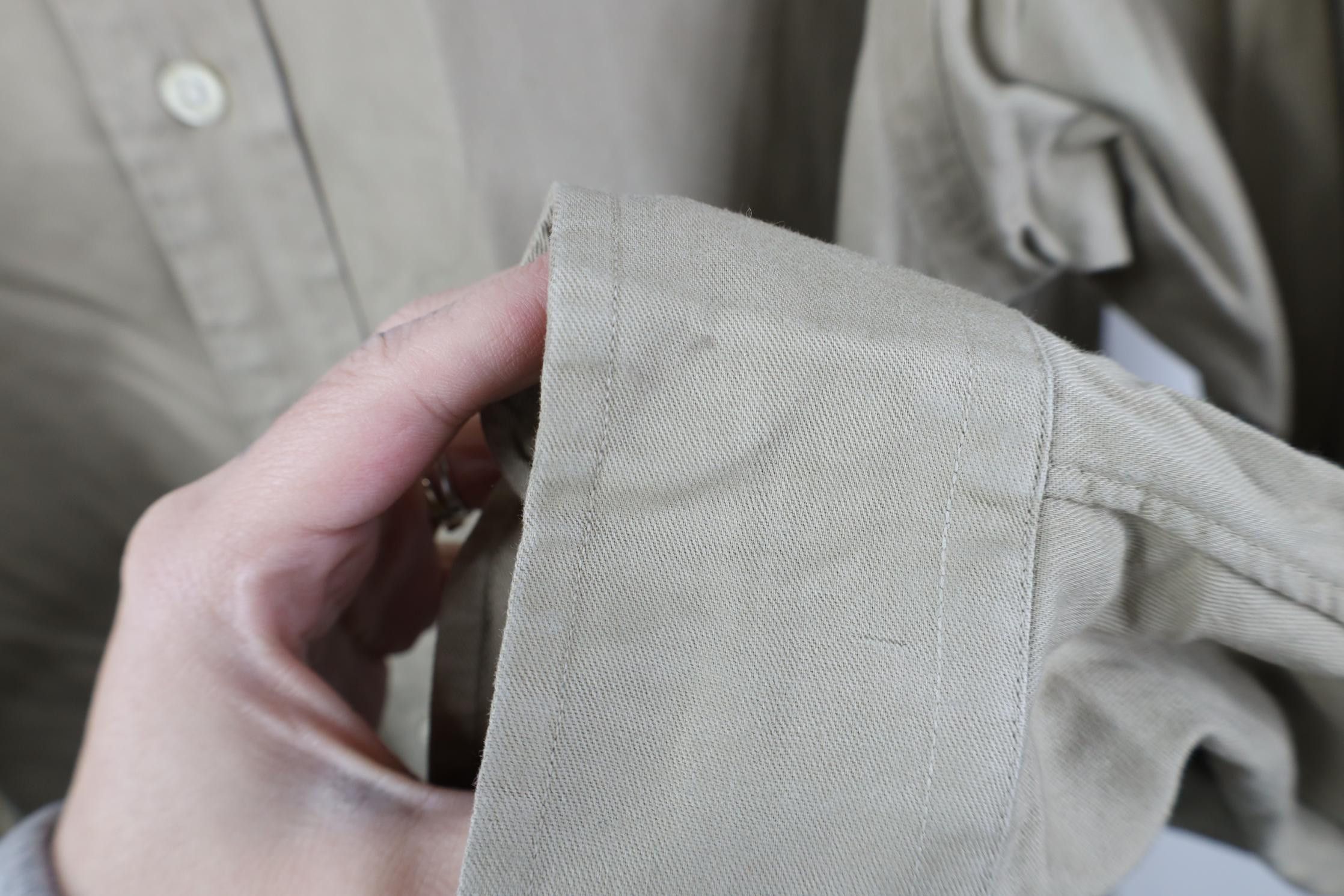 Polo Ralph Lauren Vintage 90s Ralph Lauren Button Down Shirt Beige Cotton Size US XL / EU 56 / 4 - 11 Thumbnail
