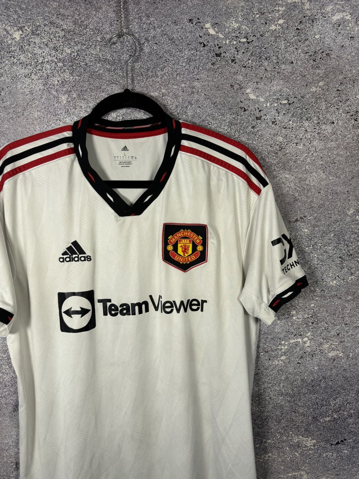 Adidas × Vintage Vintage Manchester United 2022/23 Away Adidas Soccer Jersey Size US L / EU 52-54 / 3 - 2 Thumbnail