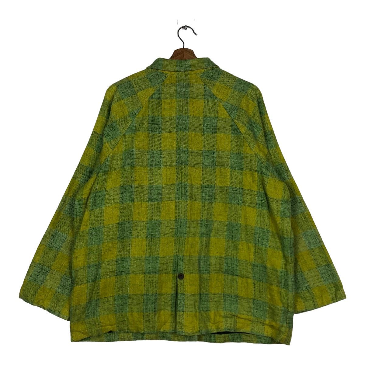 Japanese Brand 🔥VINTAGE CHORE JACKET YOKOHAMA MOTOMACHI TARTAN DESIGN Size US M / EU 48-50 / 2 - 8 Thumbnail