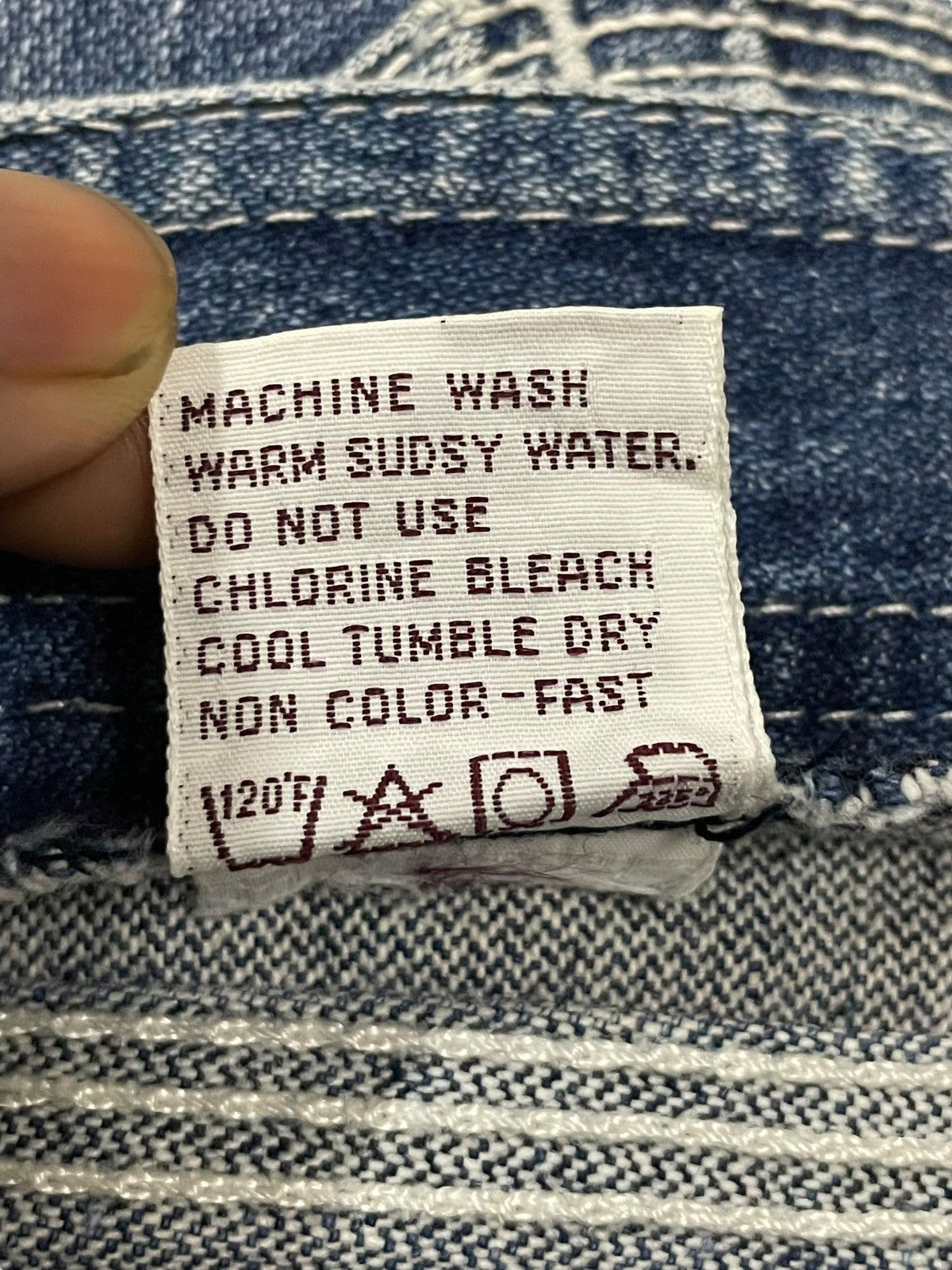 Japanese Brand Vintage Y2K Japanese Brand Fade Wash Straight Loose Jeans Size US 31 - 12 Thumbnail