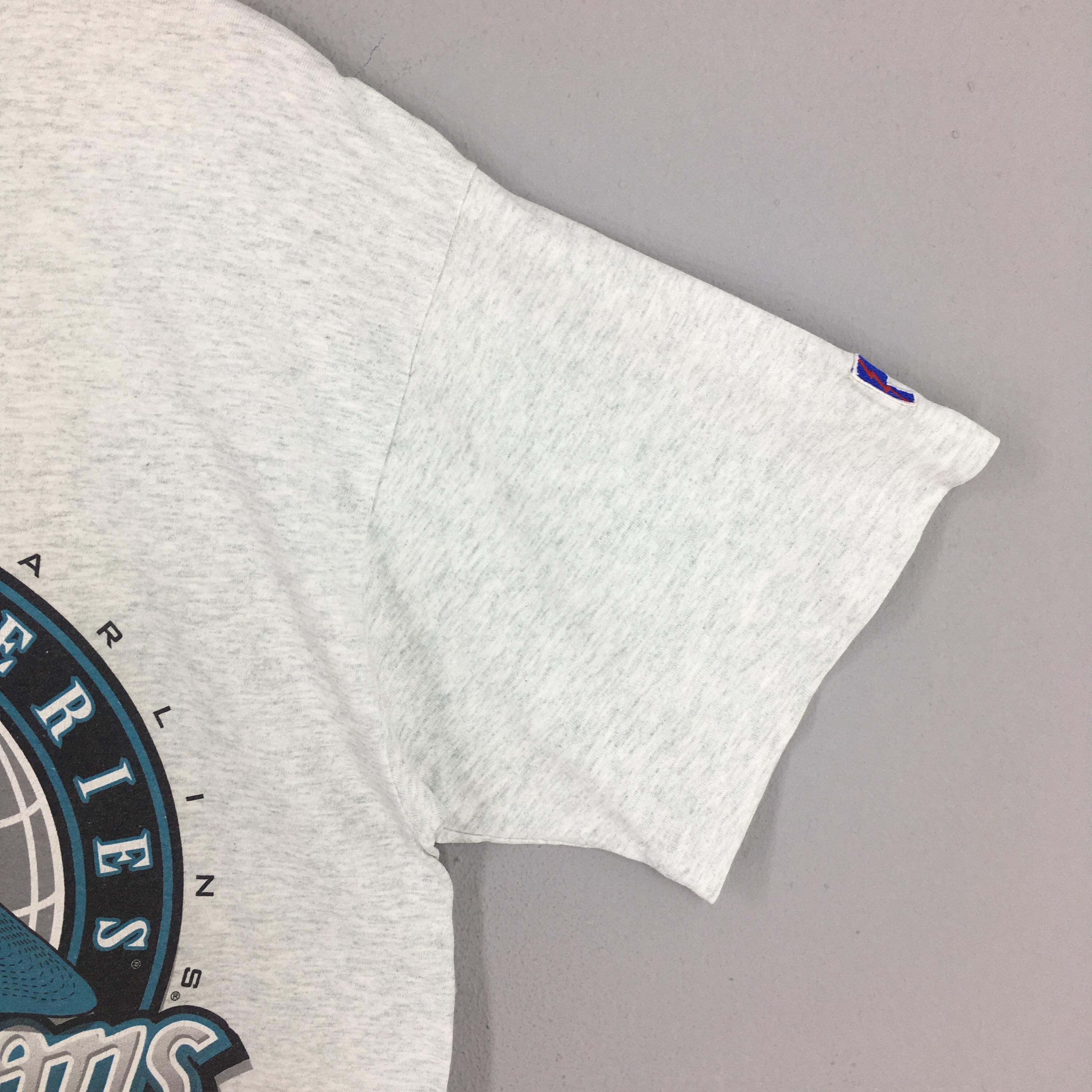 MLB Vintage 90s Florida Marlins Baseball MLB Tshirt Large Size US L / EU 52-54 / 3 - 4 Thumbnail