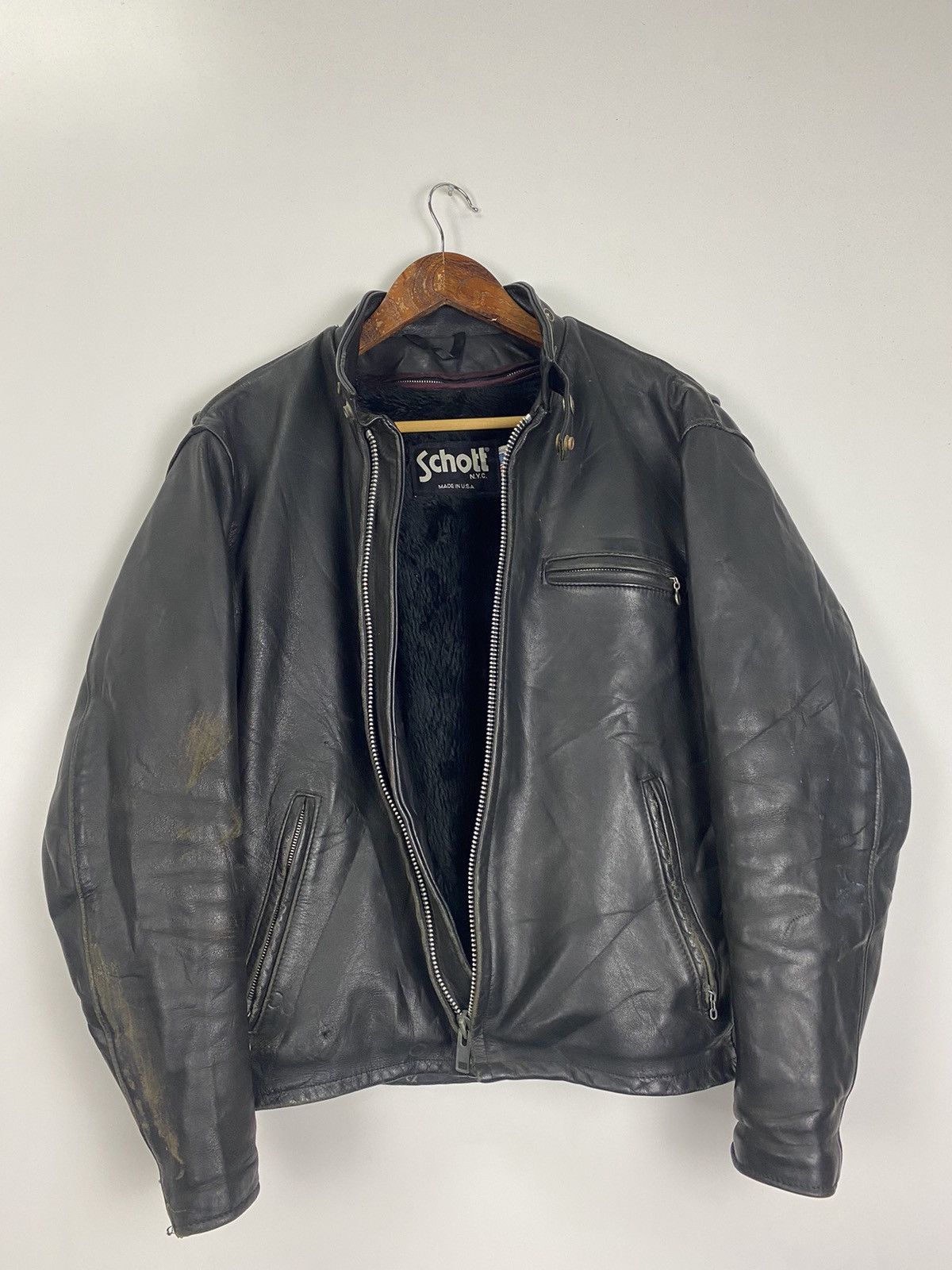 Schott Vintage 90’s Schott NYC Made USA jacket Size US M / EU 48-50 / 2 - 9 Thumbnail