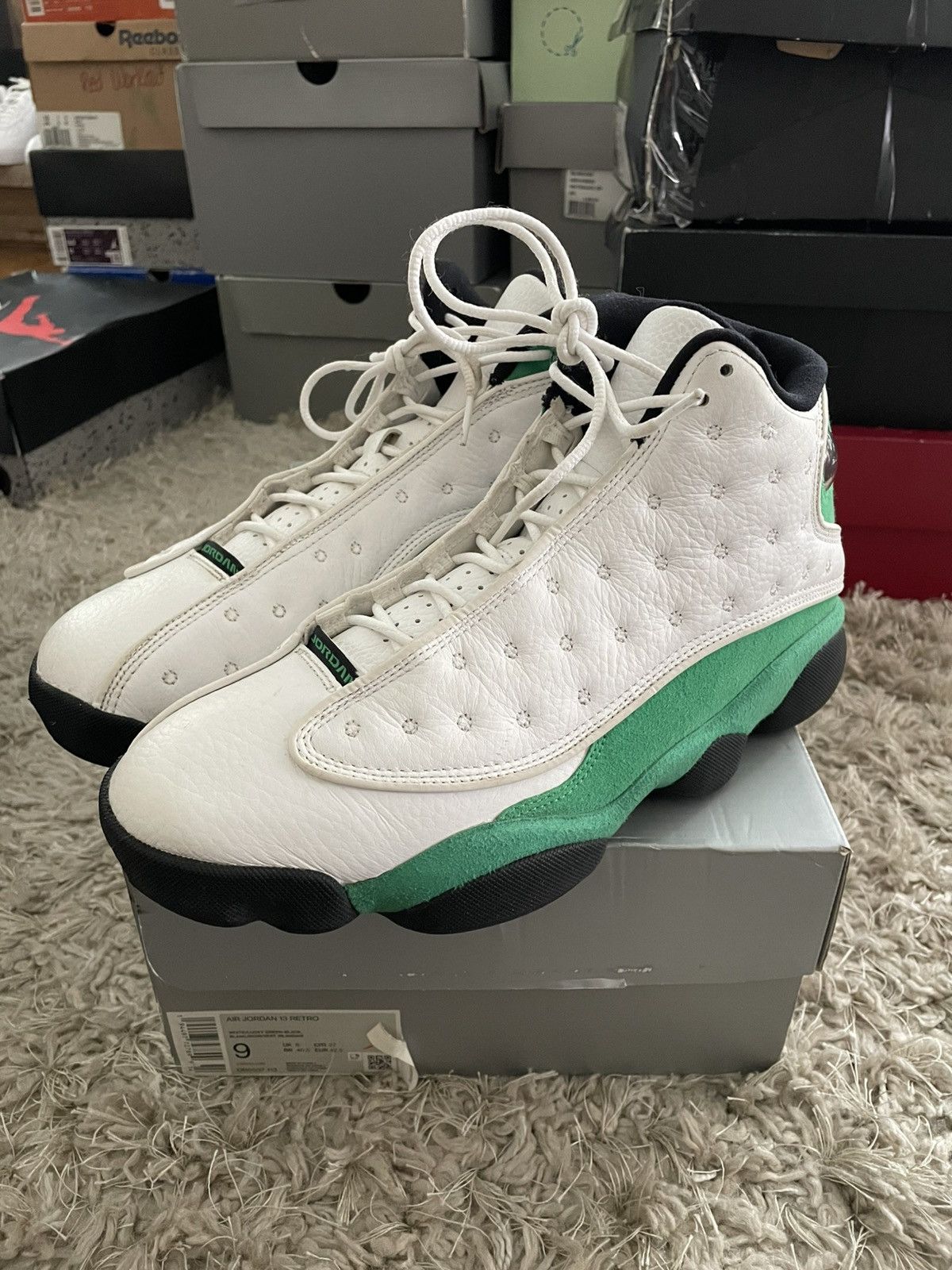 Jordan Brand Jordan 13 Lucky Green Size US 9 / EU 42 - 1 Thumbnail