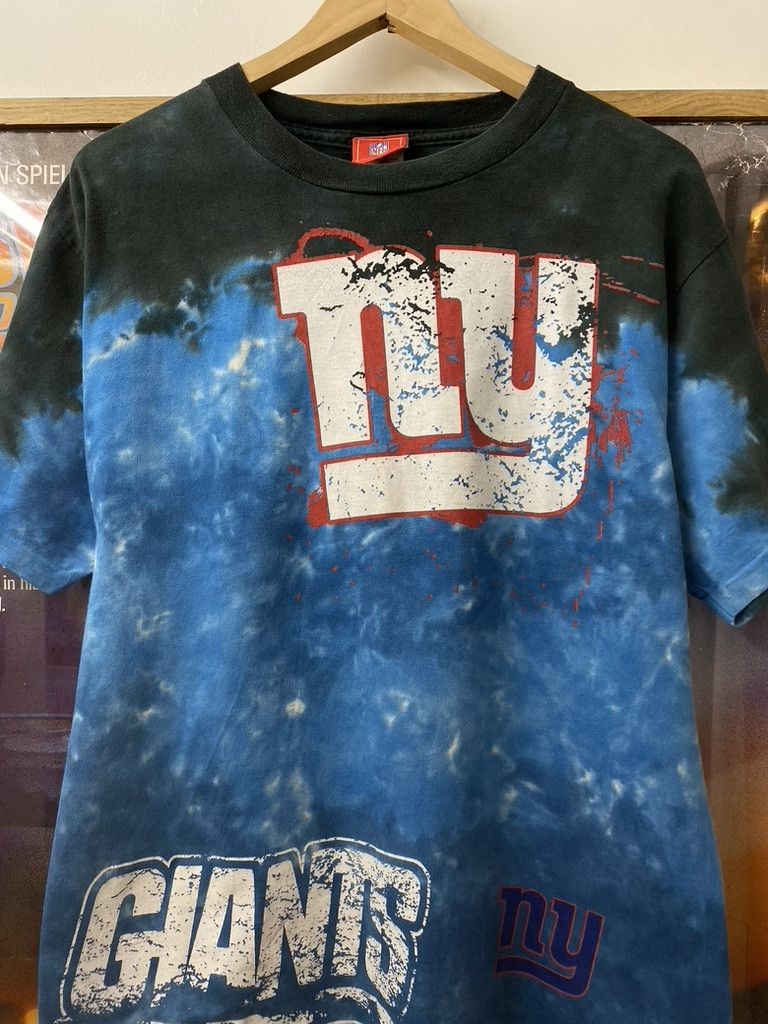 NFL 90s Vintage NFL New York Giants Tie Dye T Shirt Size US M / EU 48-50 / 2 - 2 Thumbnail