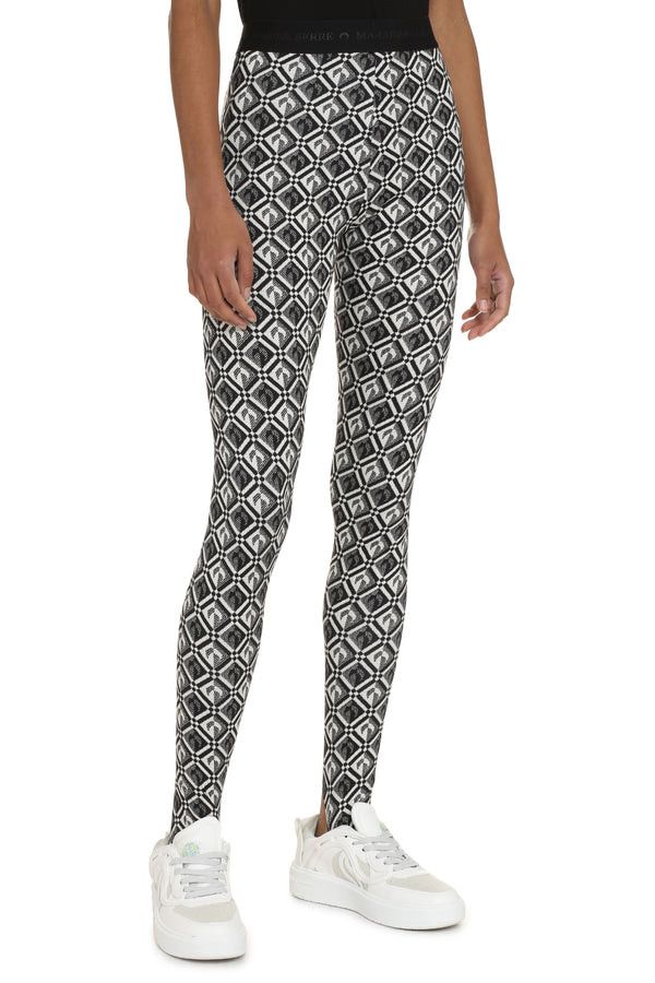 Marine Serre Crescent moon diamond jacquard print leggings Size 28" / US 6 / IT 42 - 15 Thumbnail