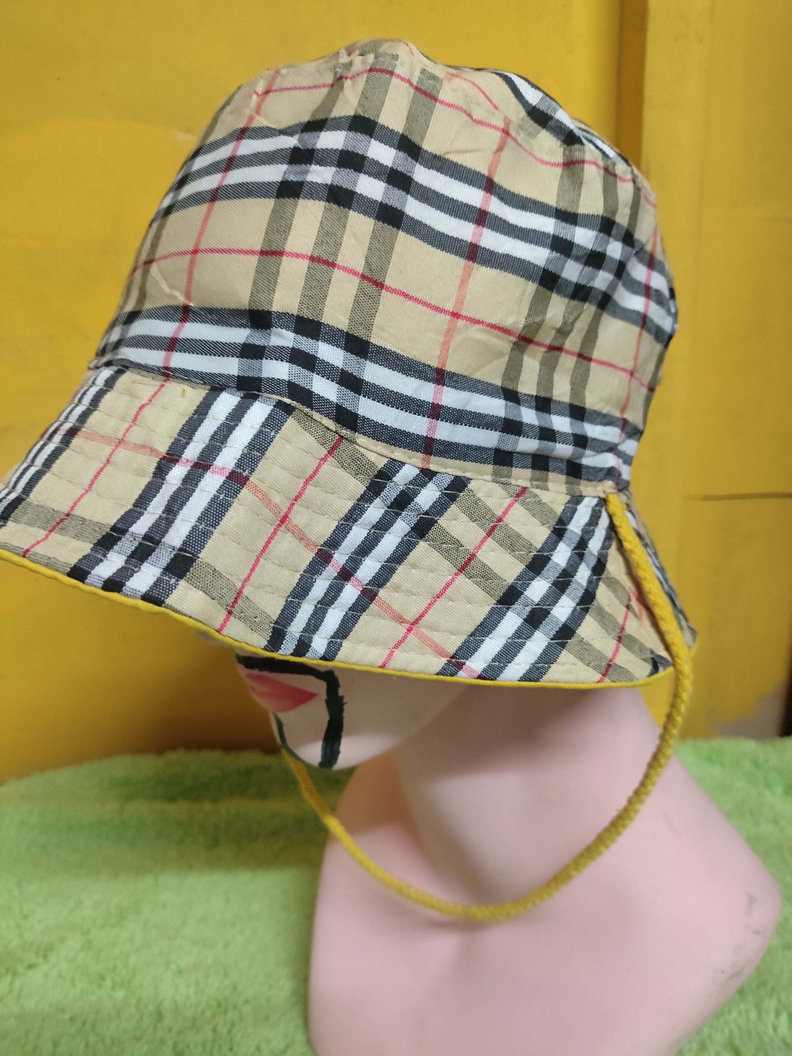 Designer Custom Made Like Burberri Design Hat Cap Streetwear Size ONE SIZE - 6 Thumbnail
