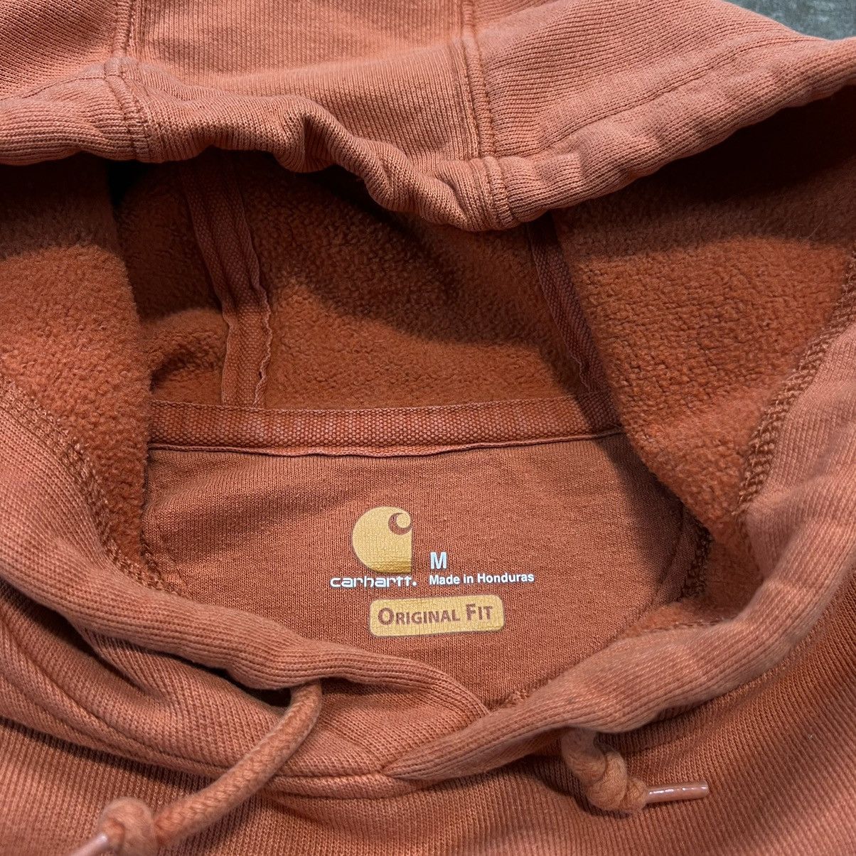 Carhartt × Vintage Vintage Carhartt Hoodie Sweatshirt Spell Out Workwear Size US M / EU 48-50 / 2 - 6 Thumbnail