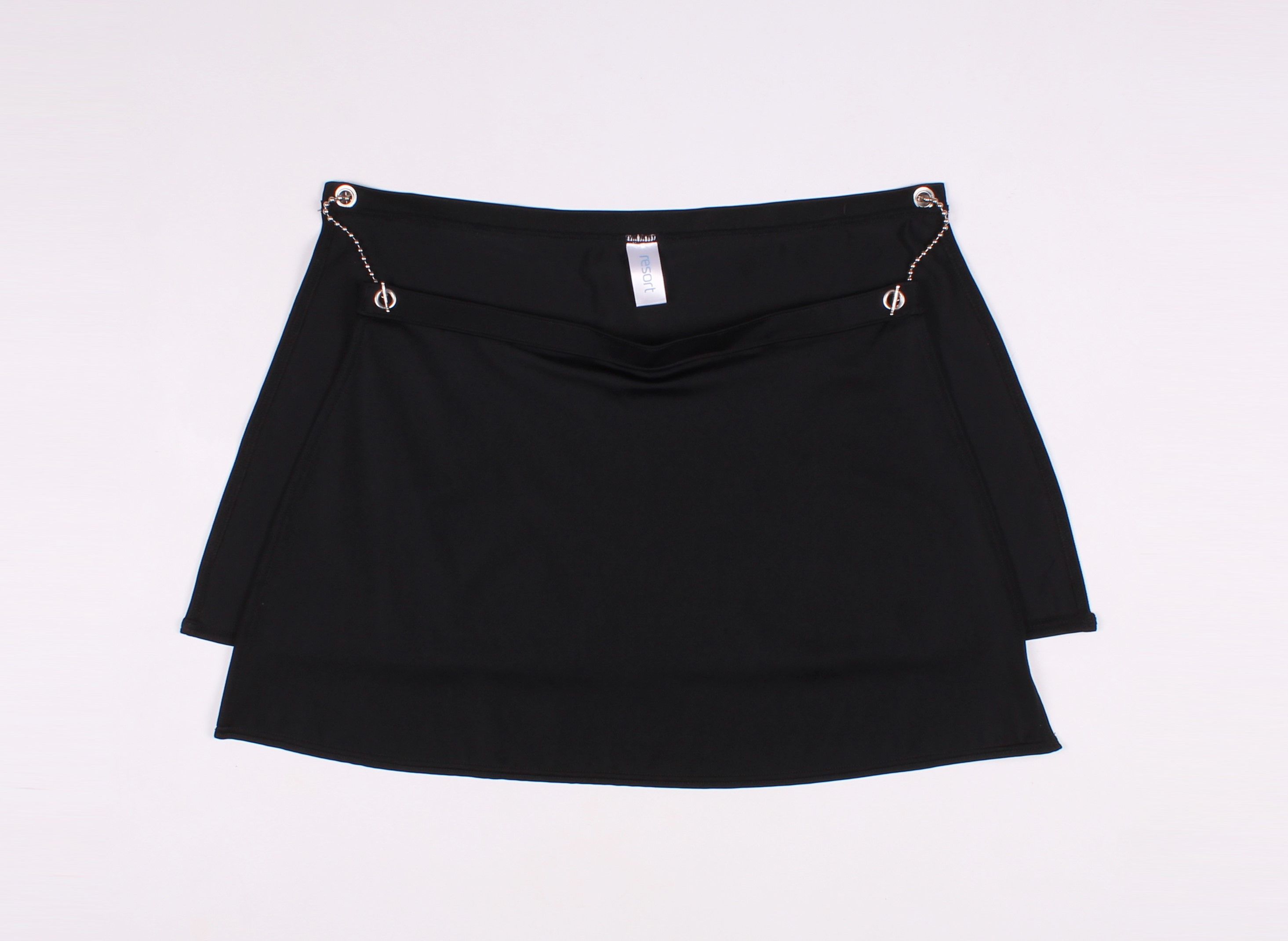 Other Vintage Y2K Sexy Open Mini Detailed Skirt Size 32" / US 10 / IT 46 - 1 Thumbnail