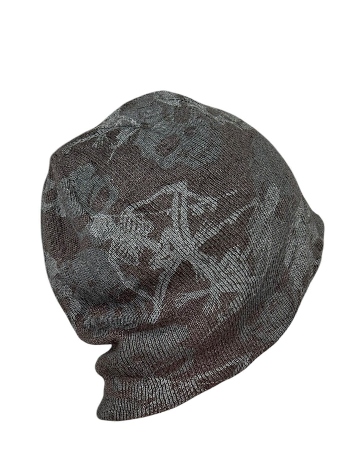 Japanese Brand × Kapital × Vintage Skull Stripe Grunge Punk Bondage Style big Beanie Hats Size ONE SIZE - 6 Thumbnail