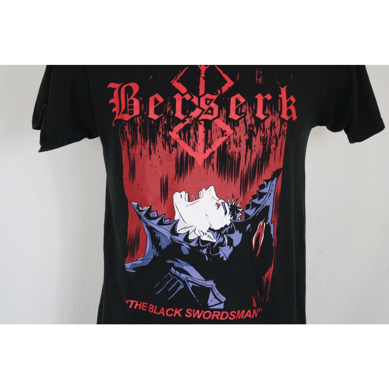 Japanese Brand Berserk The Black Swordsman Guts T Shirt Mens M Black Anime Size US M / EU 48-50 / 2 - 2 Thumbnail