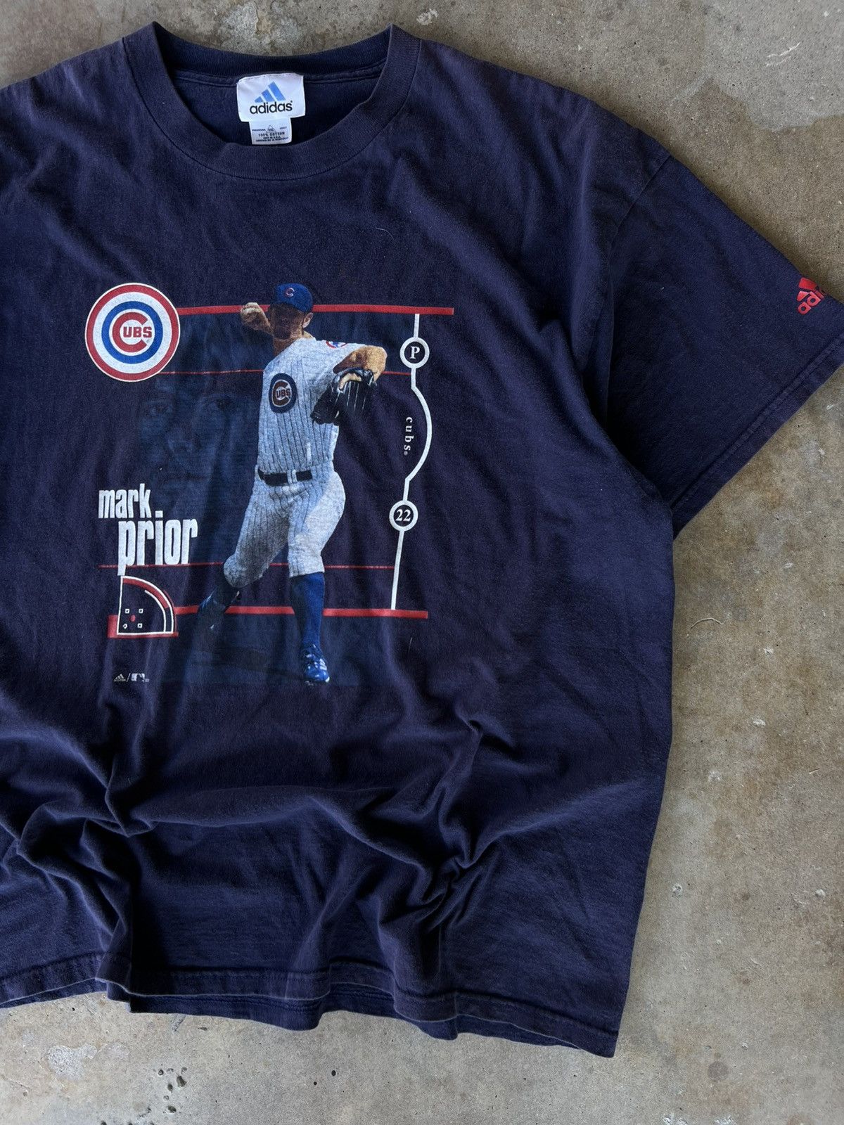 Starter Vintage 2000’s Mark Prior Chicago Cubs T Shirt Size US XXL / EU 58 / 5 - 1 Thumbnail