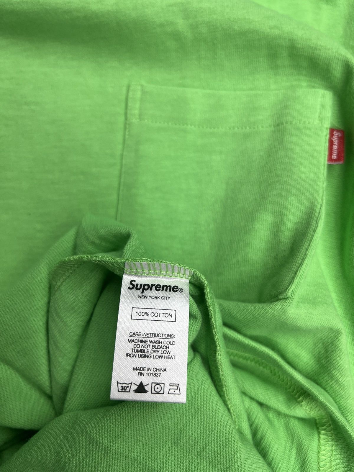 Supreme Supreme Pocket T-Shirt Size US M / EU 48-50 / 2 - 4 Thumbnail
