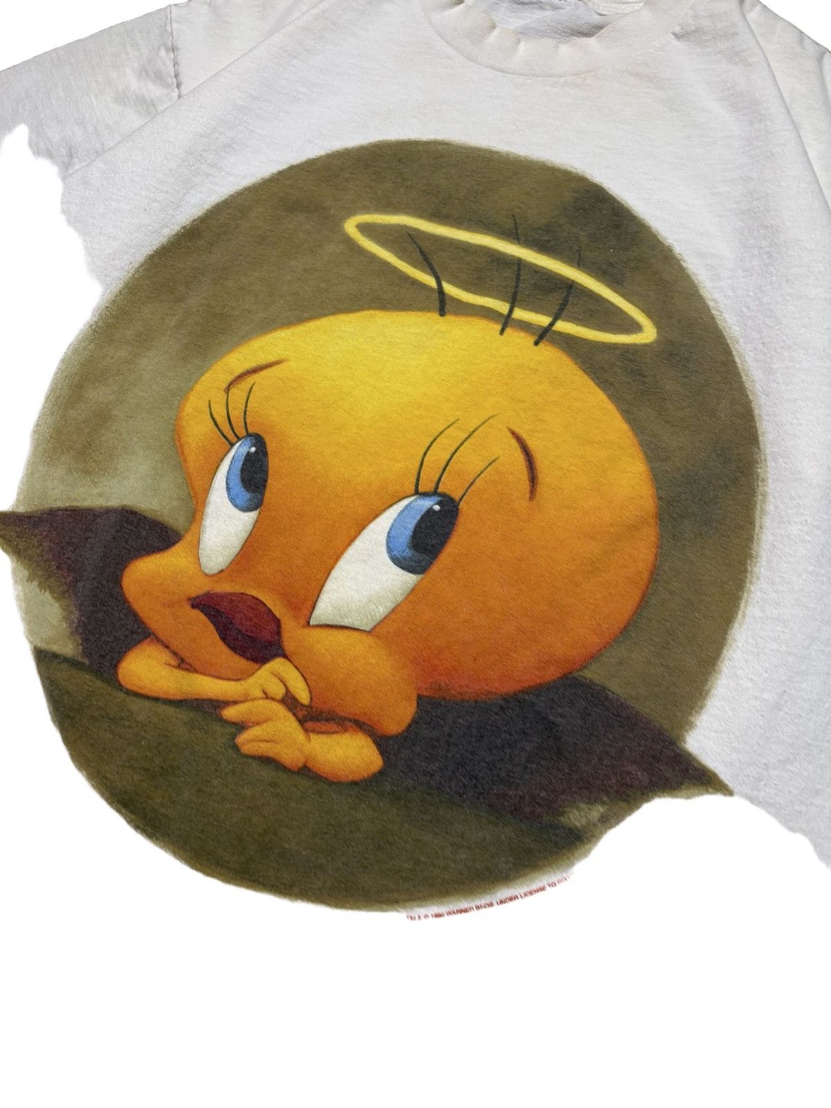 Other Vintage Tweety Bird Cherub T Shirt Mens L 90s Looney Tunes Size US L / EU 52-54 / 3 - 2 Thumbnail