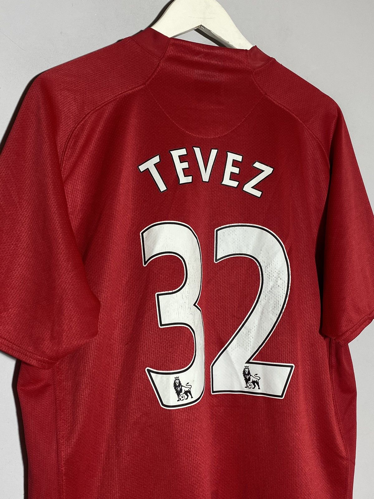 Nike Nike #32 Tevez Manchester United 2007/08 Home Football Shirt Size US XL / EU 56 / 4 - 4 Thumbnail